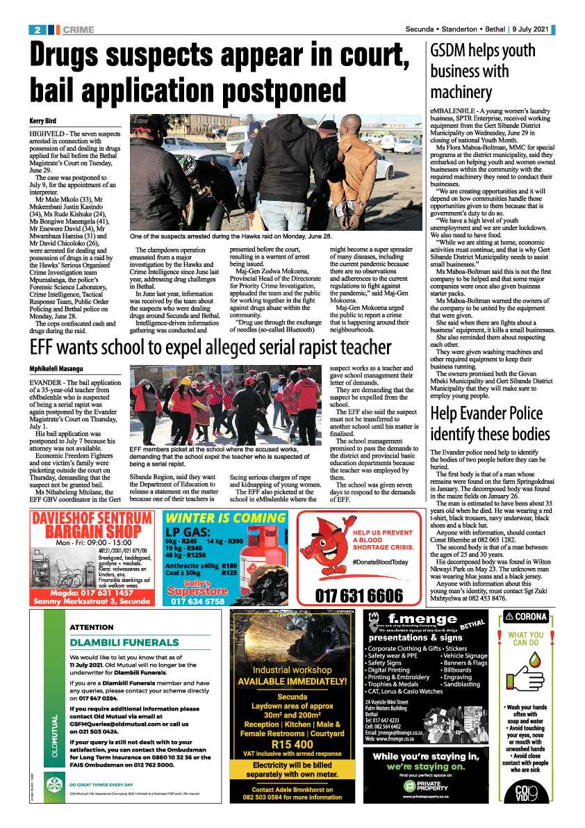Ridge Times 09 July 2021 page 2