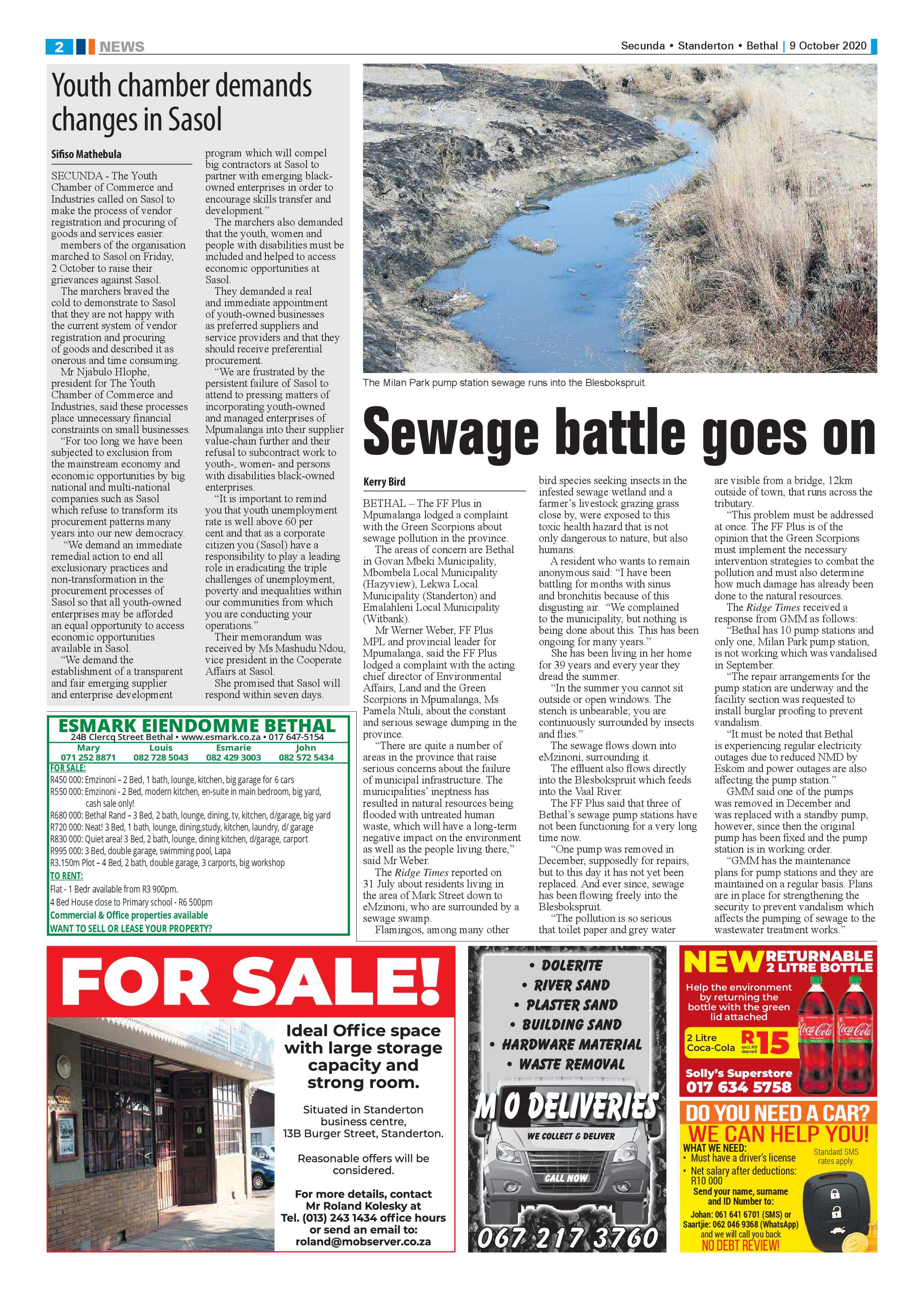 Ridge Times 09 October 2020 page 2