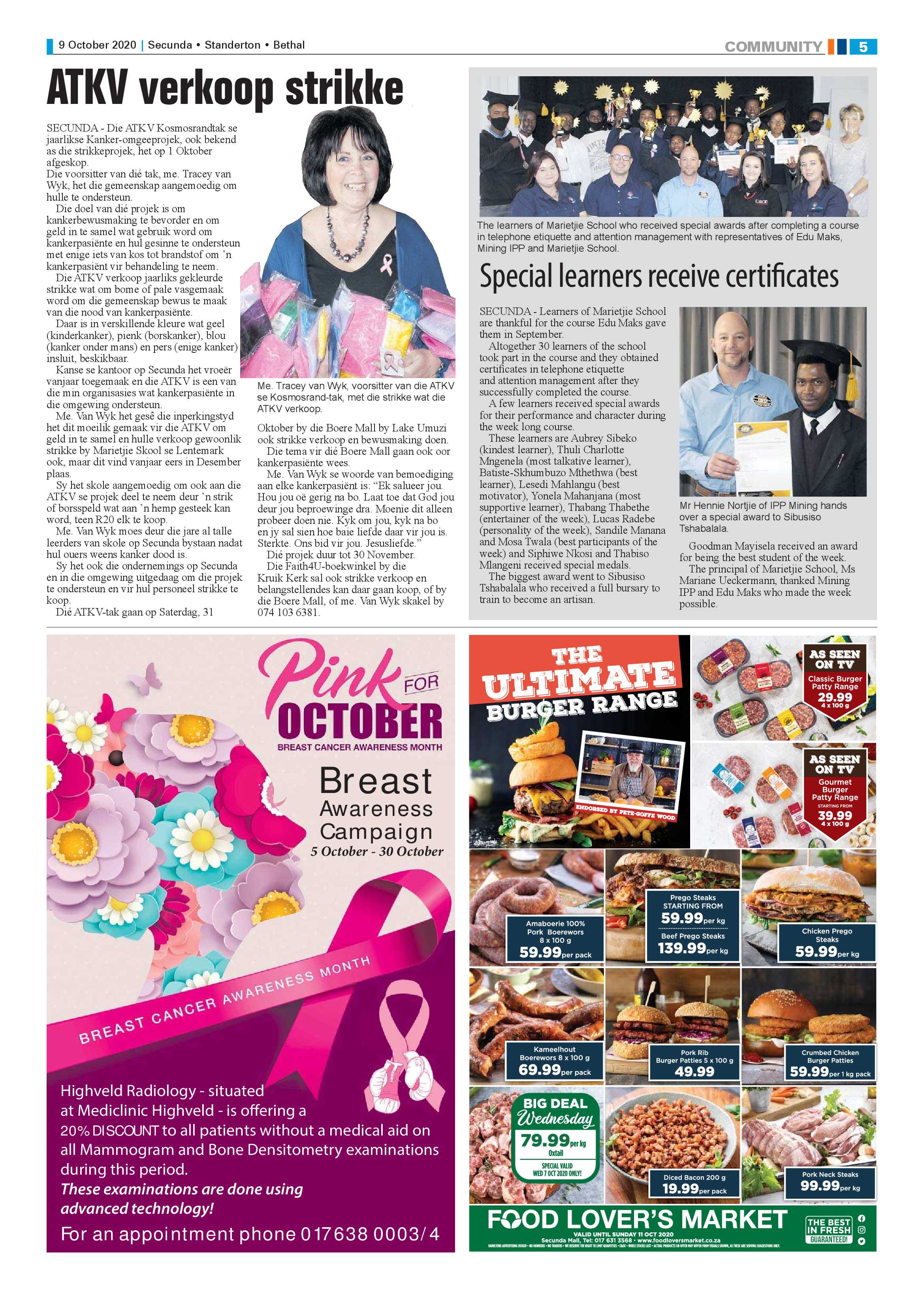 Ridge Times 09 October 2020 page 5