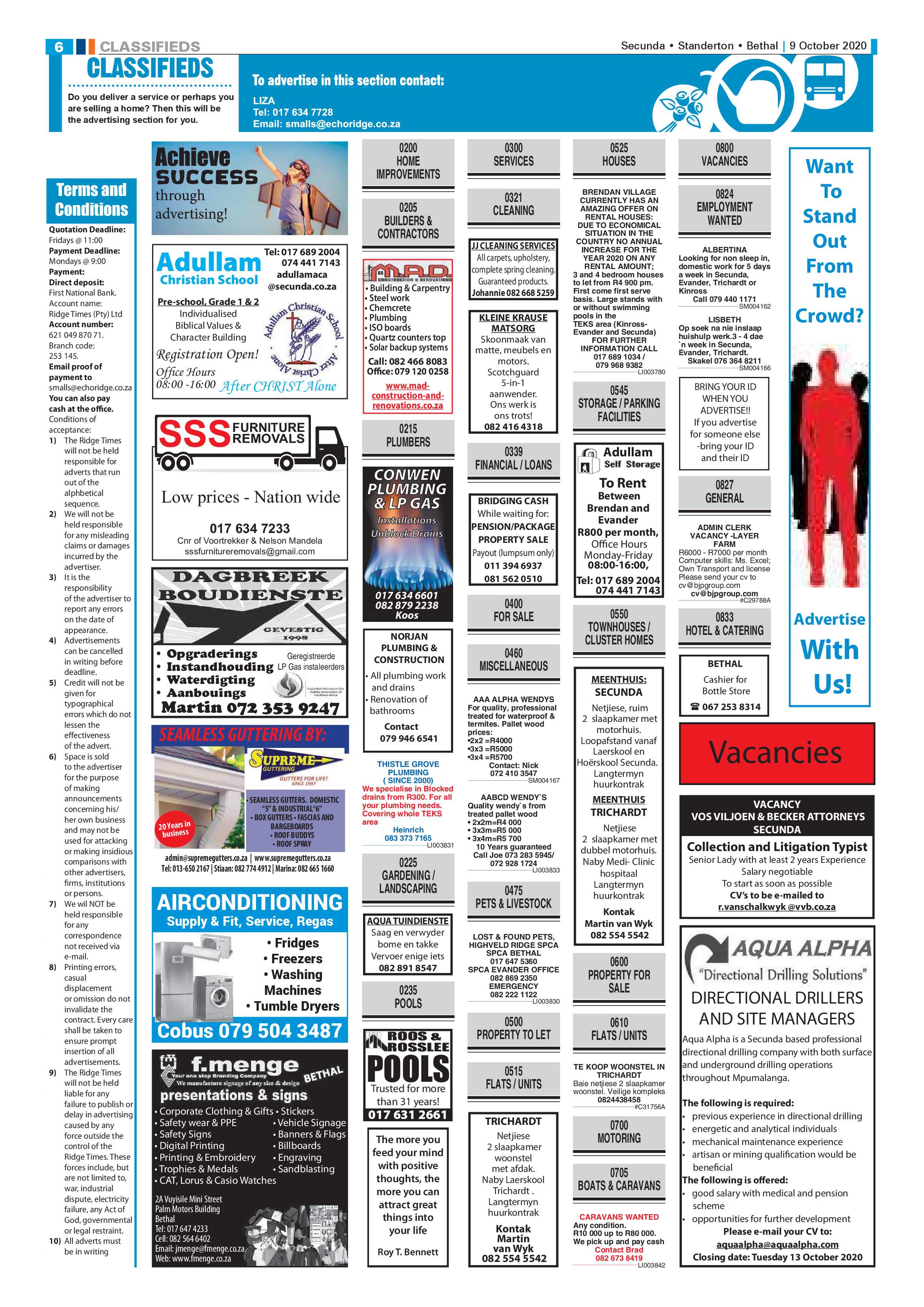 Ridge Times 09 October 2020 page 6