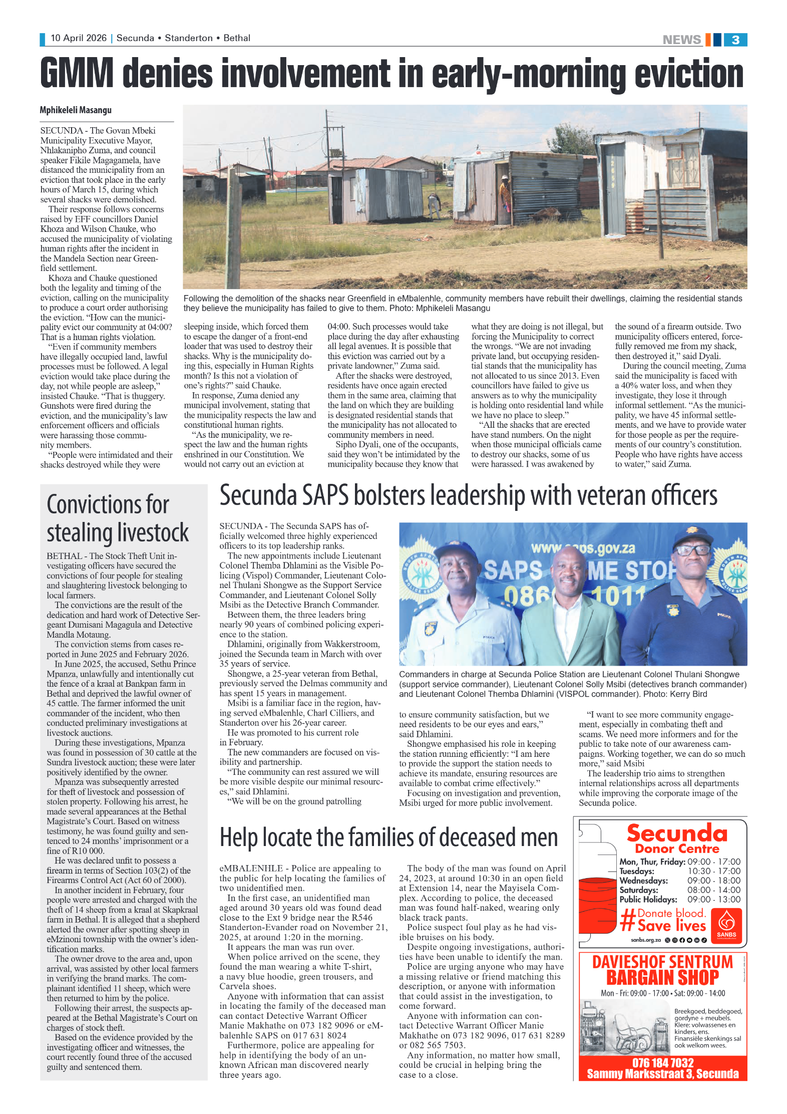 Ridge Times 10 April 2026 page 3