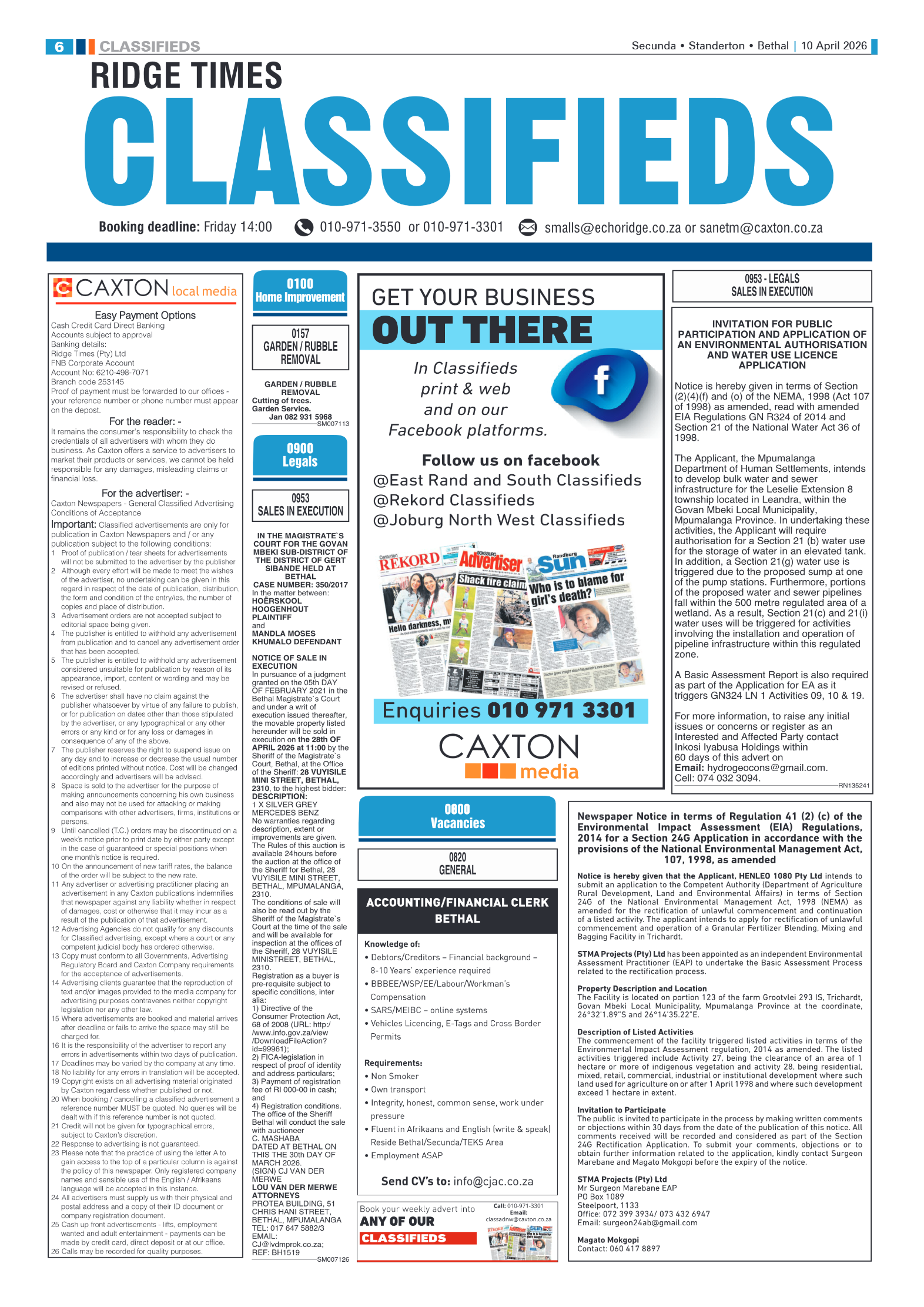 Ridge Times 10 April 2026 page 6