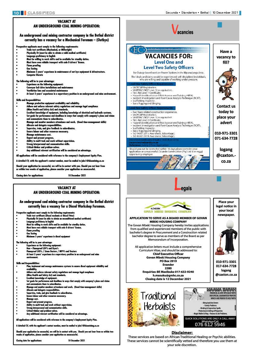 Ridge Times 10 December 2021 page 12