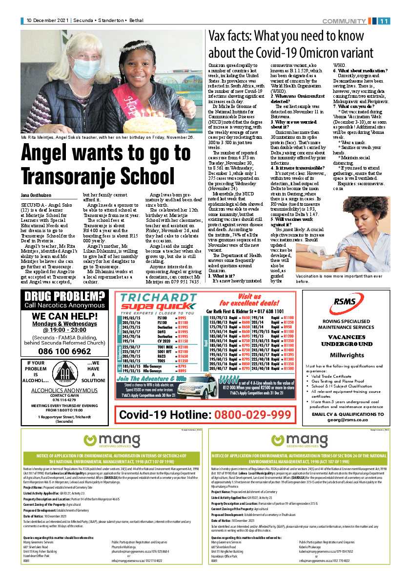 Ridge Times 10 December 2021 page 13