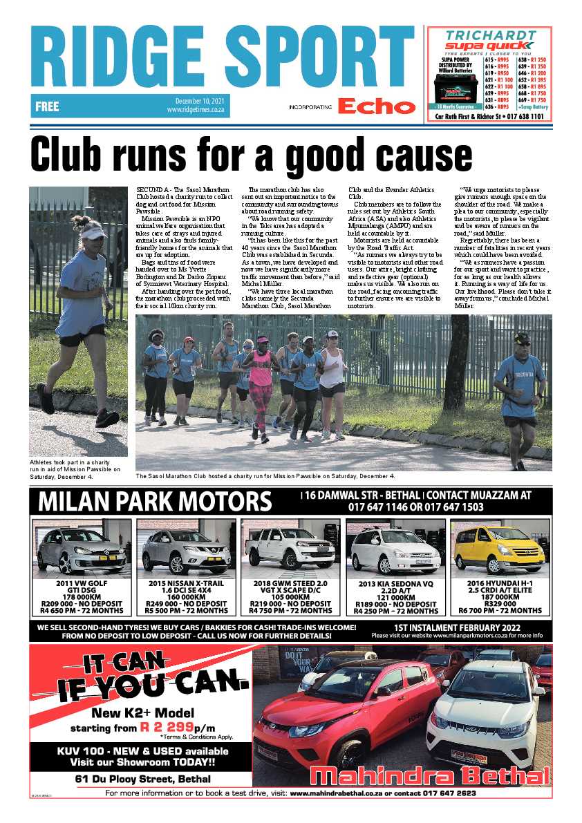 Ridge Times 10 December 2021 page 14