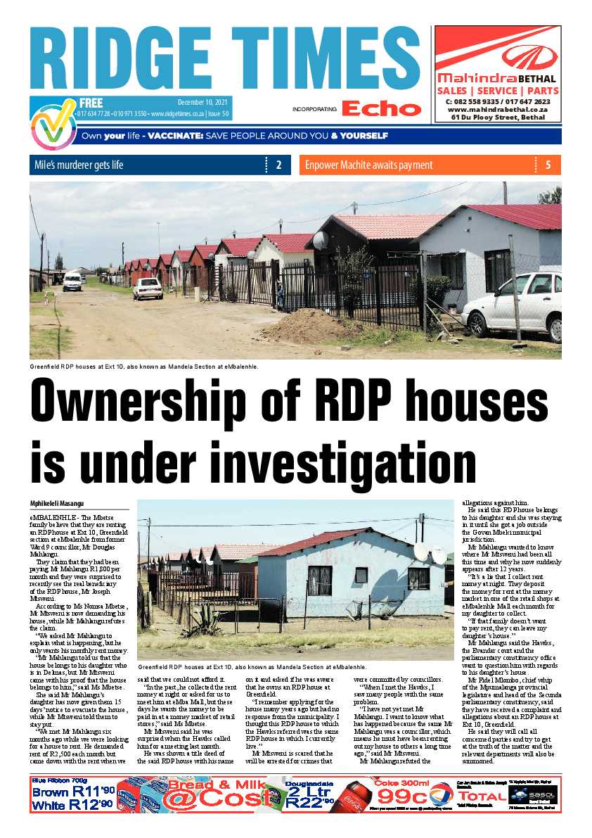 Ridge Times 10 December 2021 page 3