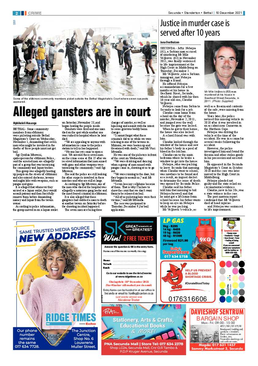 Ridge Times 10 December 2021 page 4