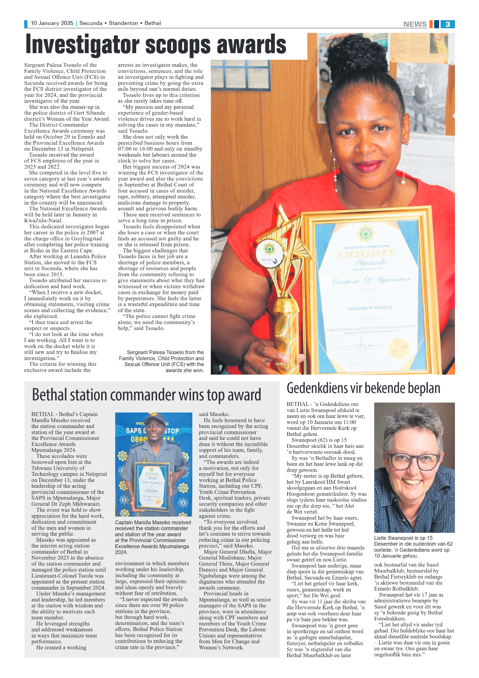 Ridge Times 10 January 2025 page 3