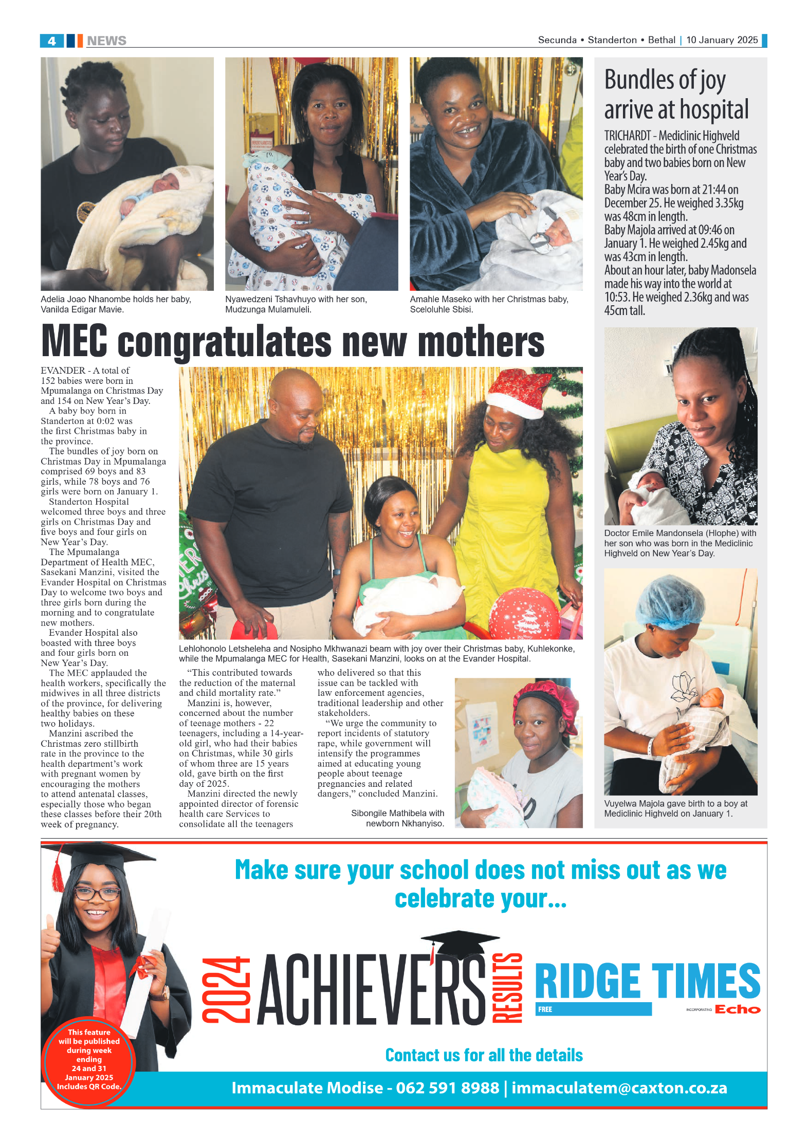 Ridge Times 10 January 2025 page 4