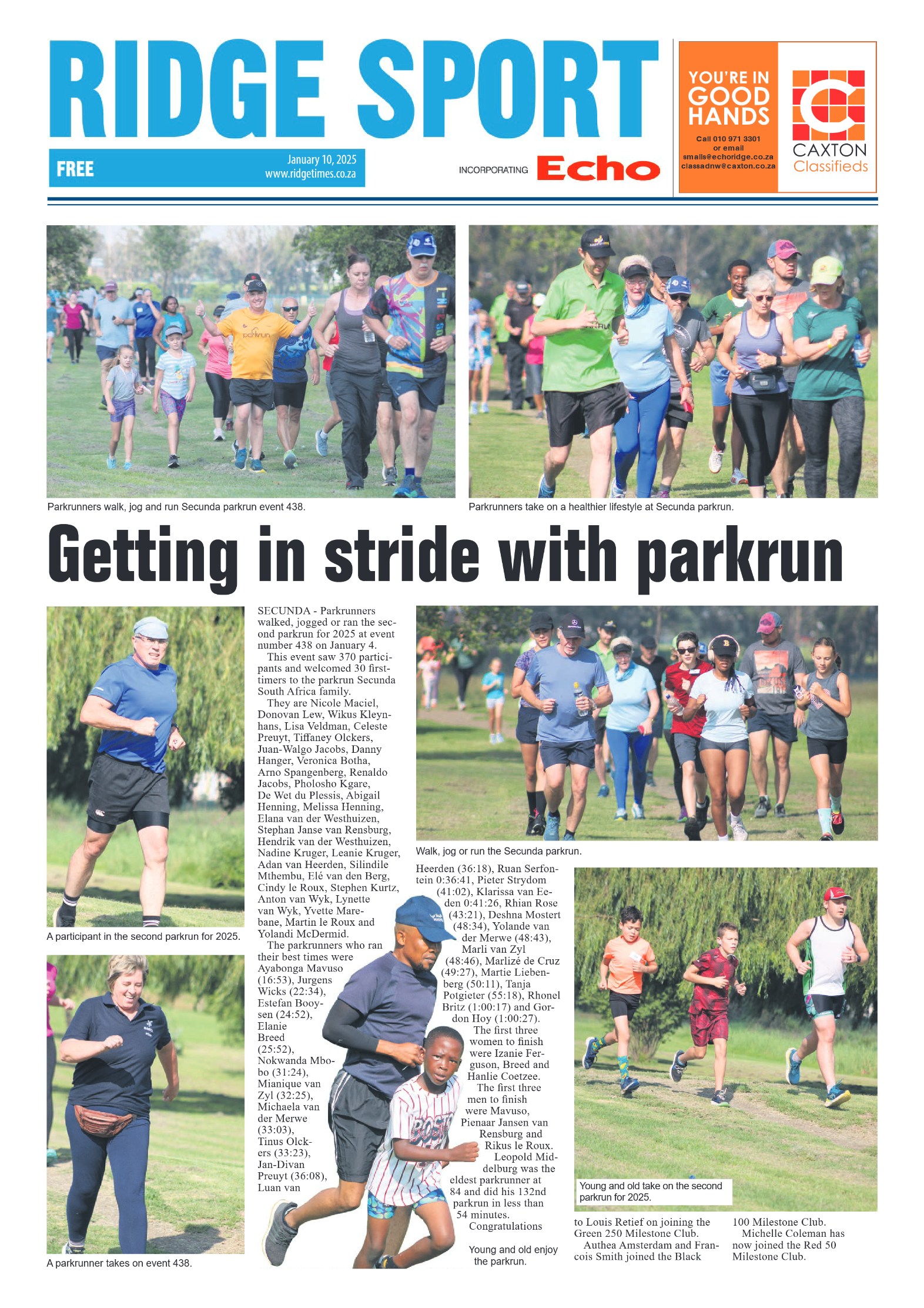 Ridge Times 10 January 2025 page 8