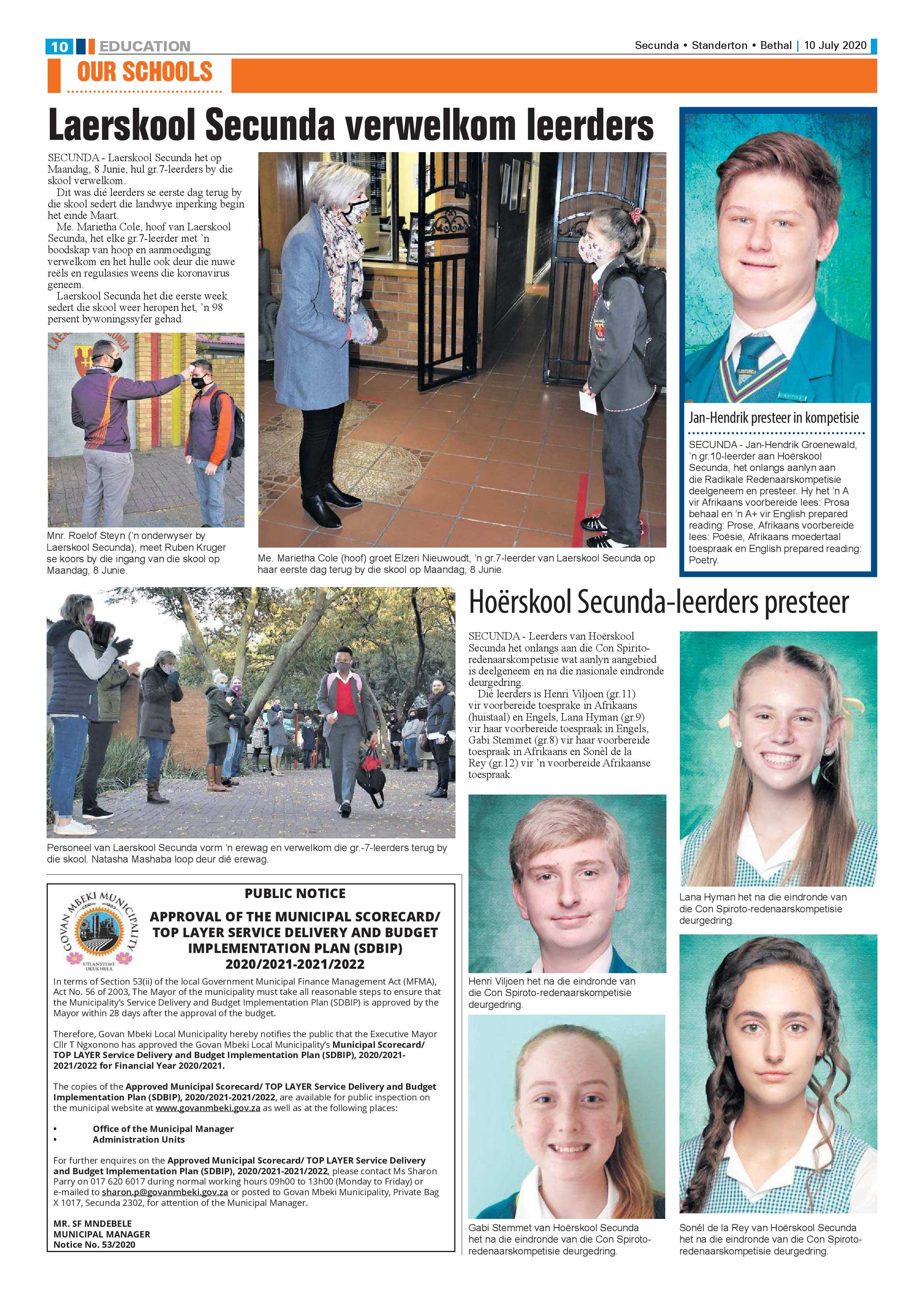 Ridge Times 10 July 2020 page 10