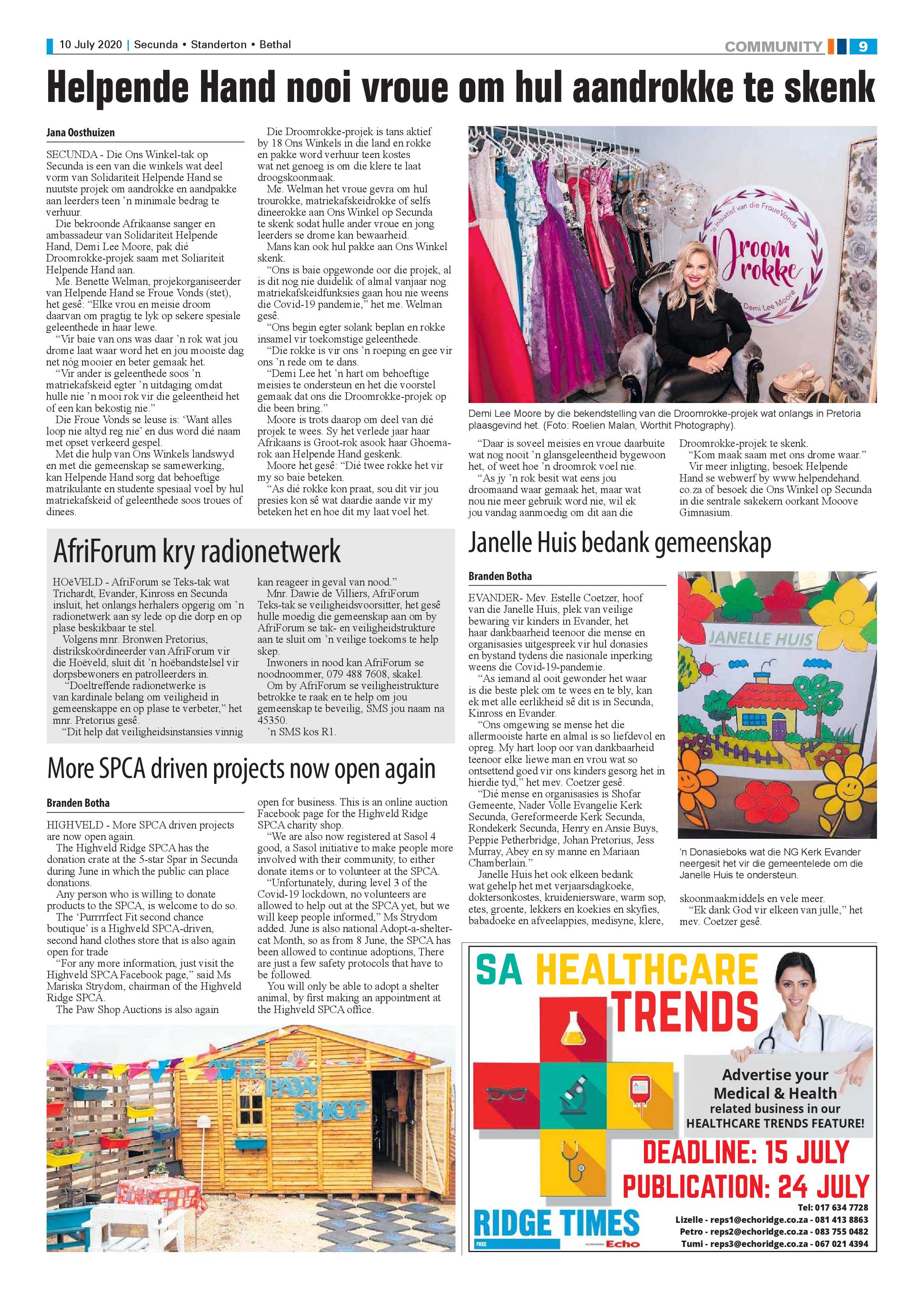 Ridge Times 10 July 2020 page 9