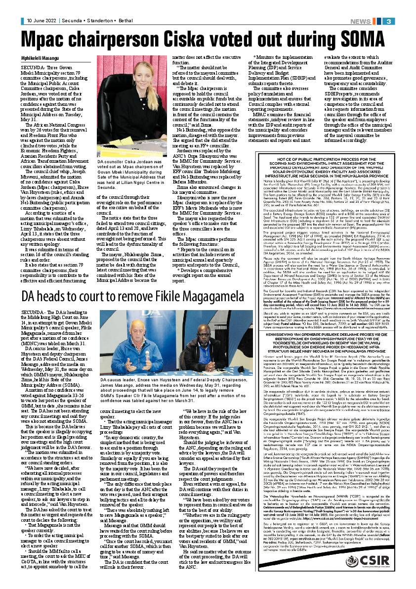 Ridge Times 10 June 2022 page 3