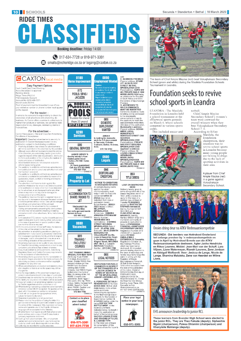 Ridge Times 10 March 2023 page 10