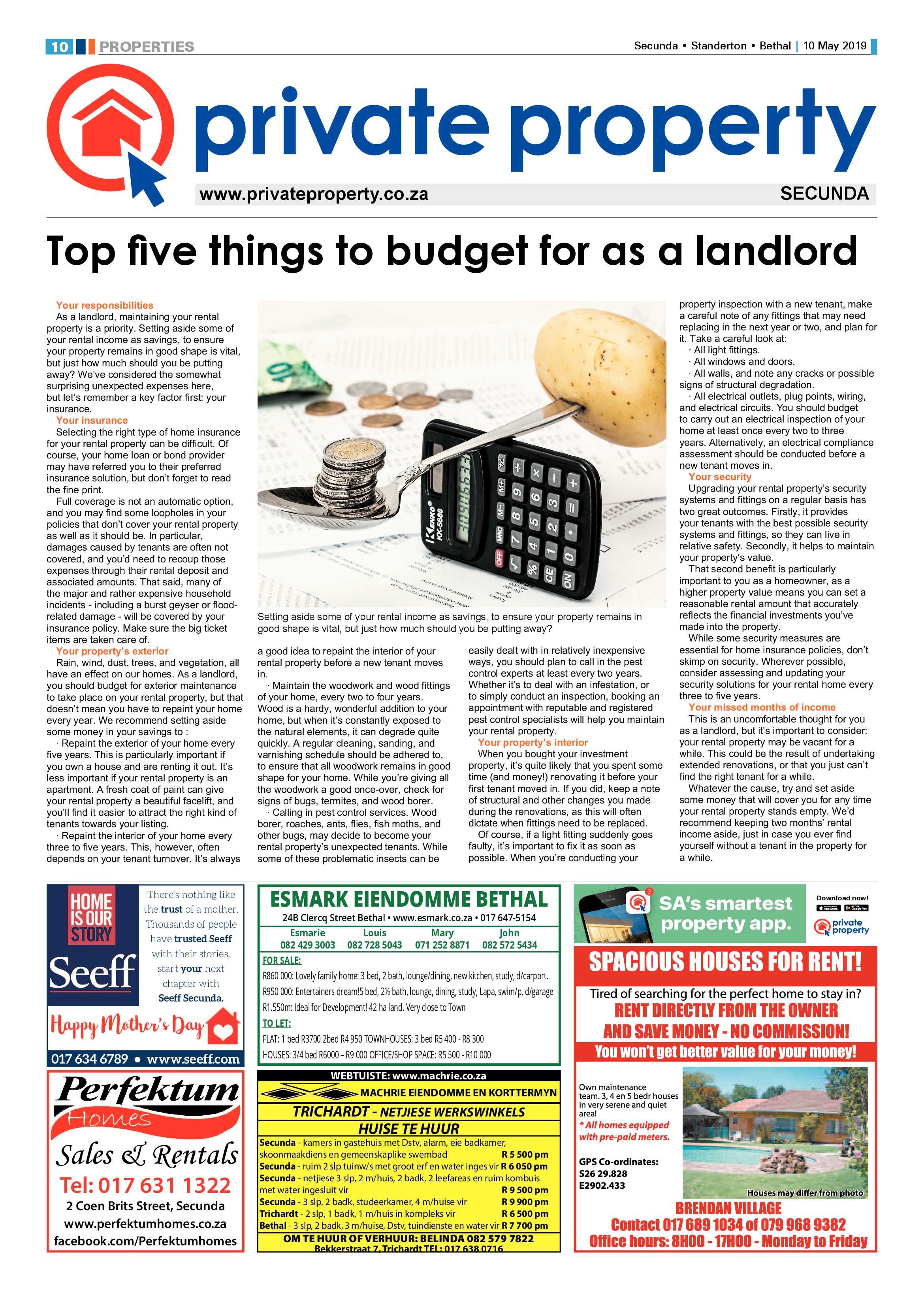 Ridge Times 10 May 2019 page 10