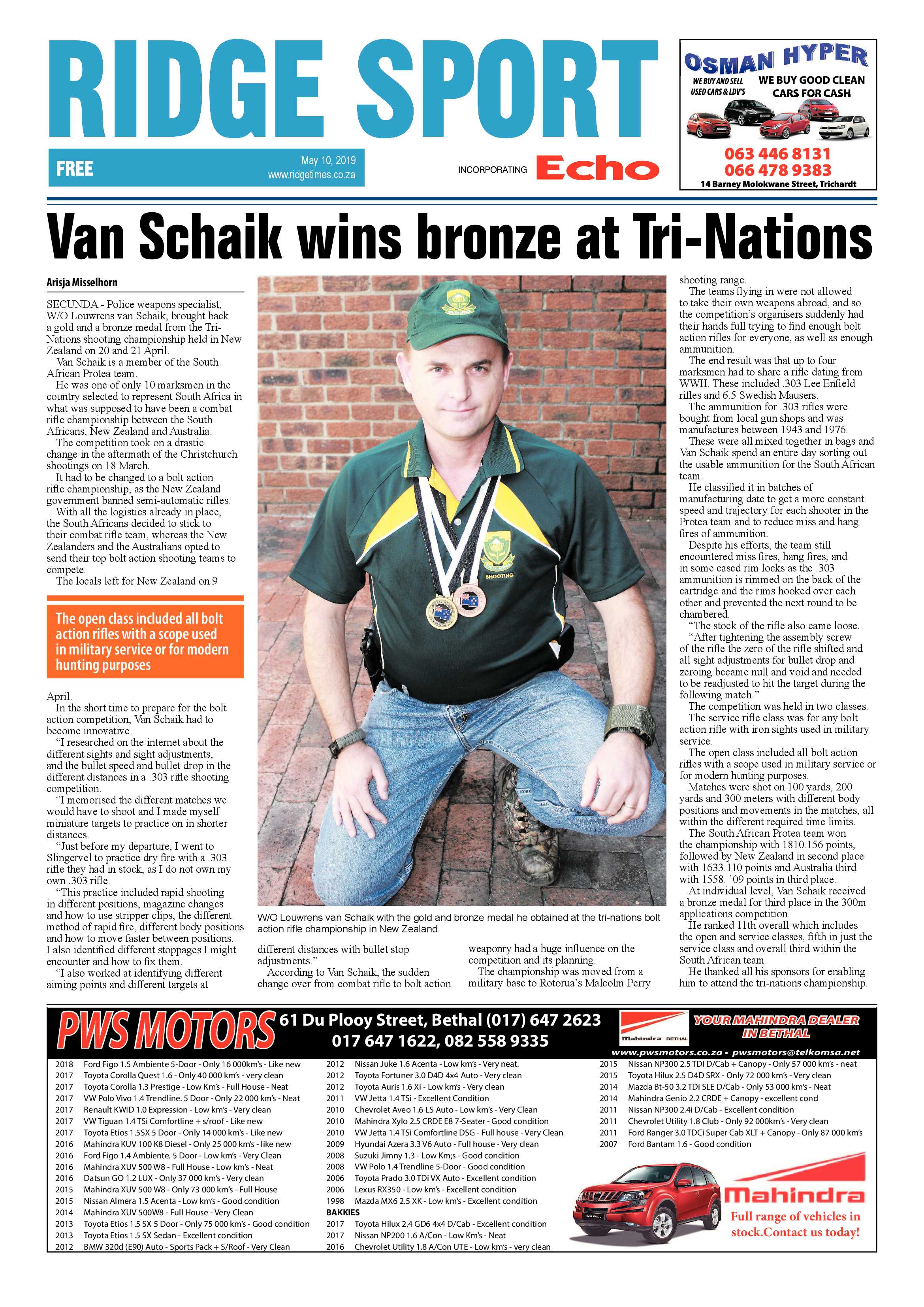 Ridge Times 10 May 2019 page 16