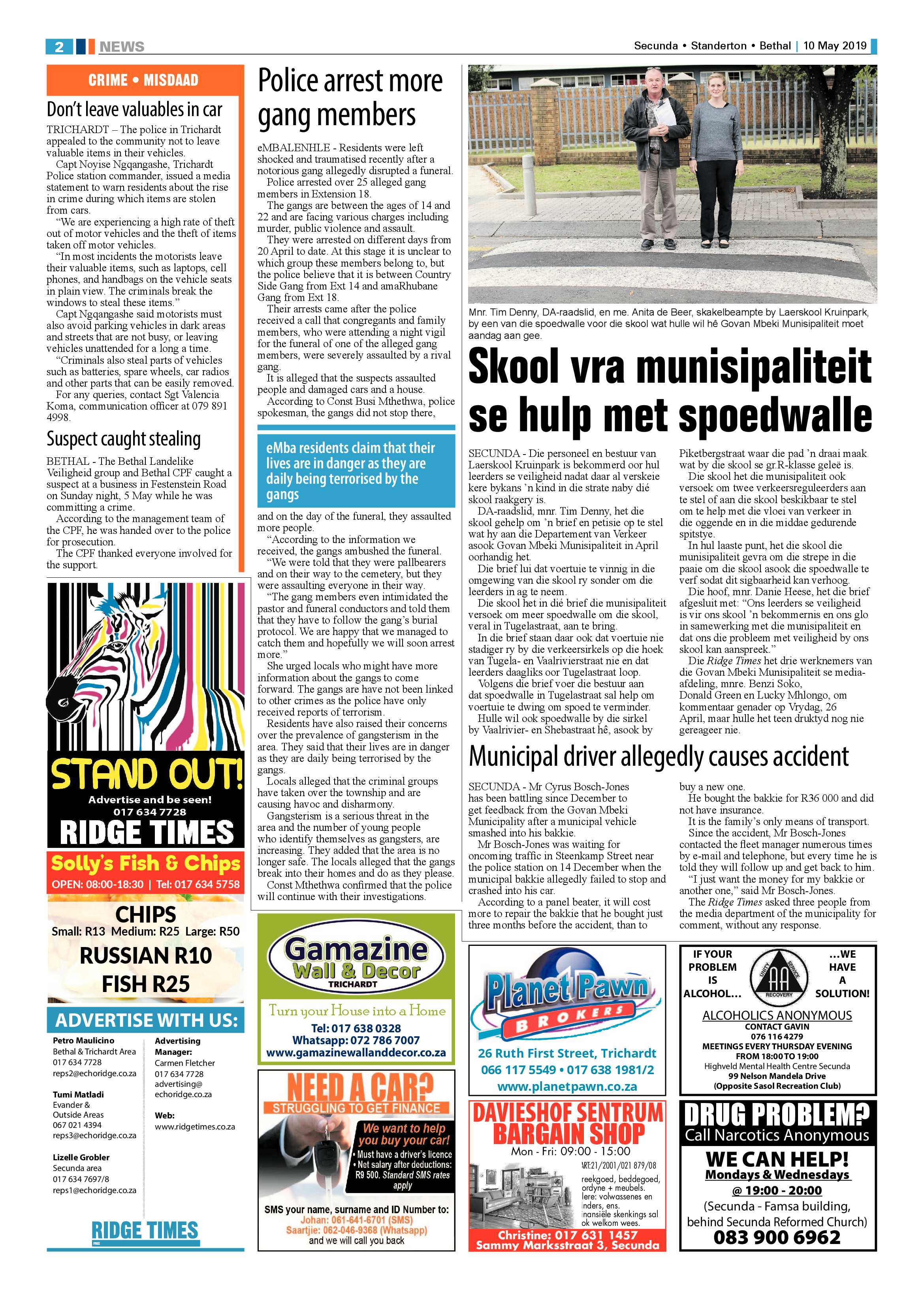 Ridge Times 10 May 2019 page 2