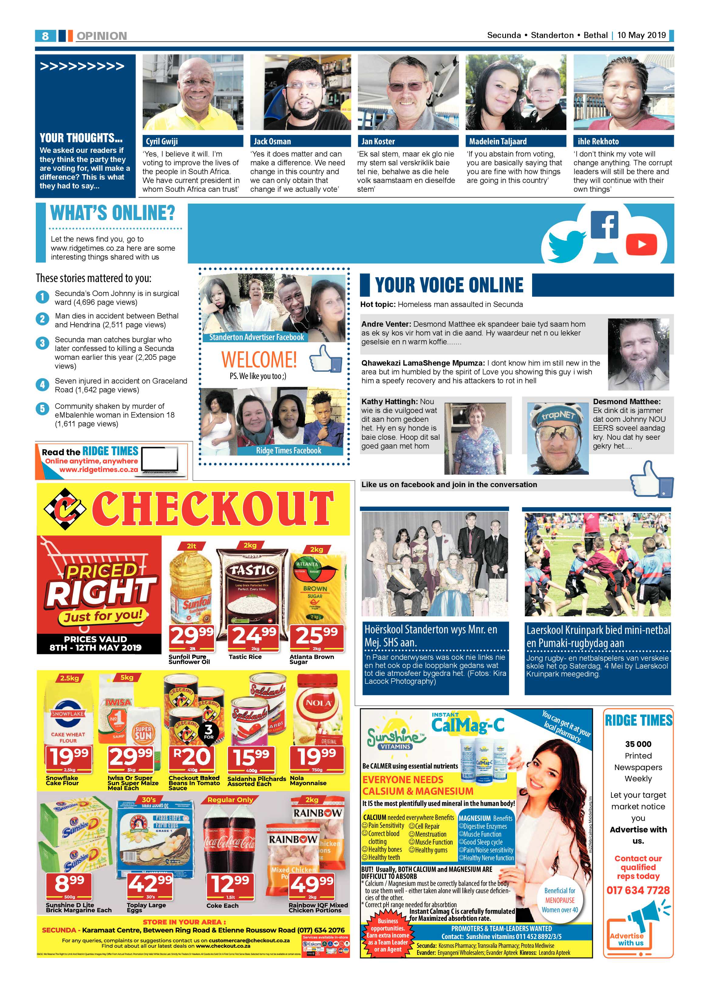 Ridge Times 10 May 2019 page 8