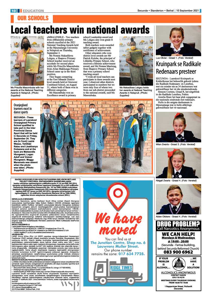 Ridge Times 10 September 2021 page 10