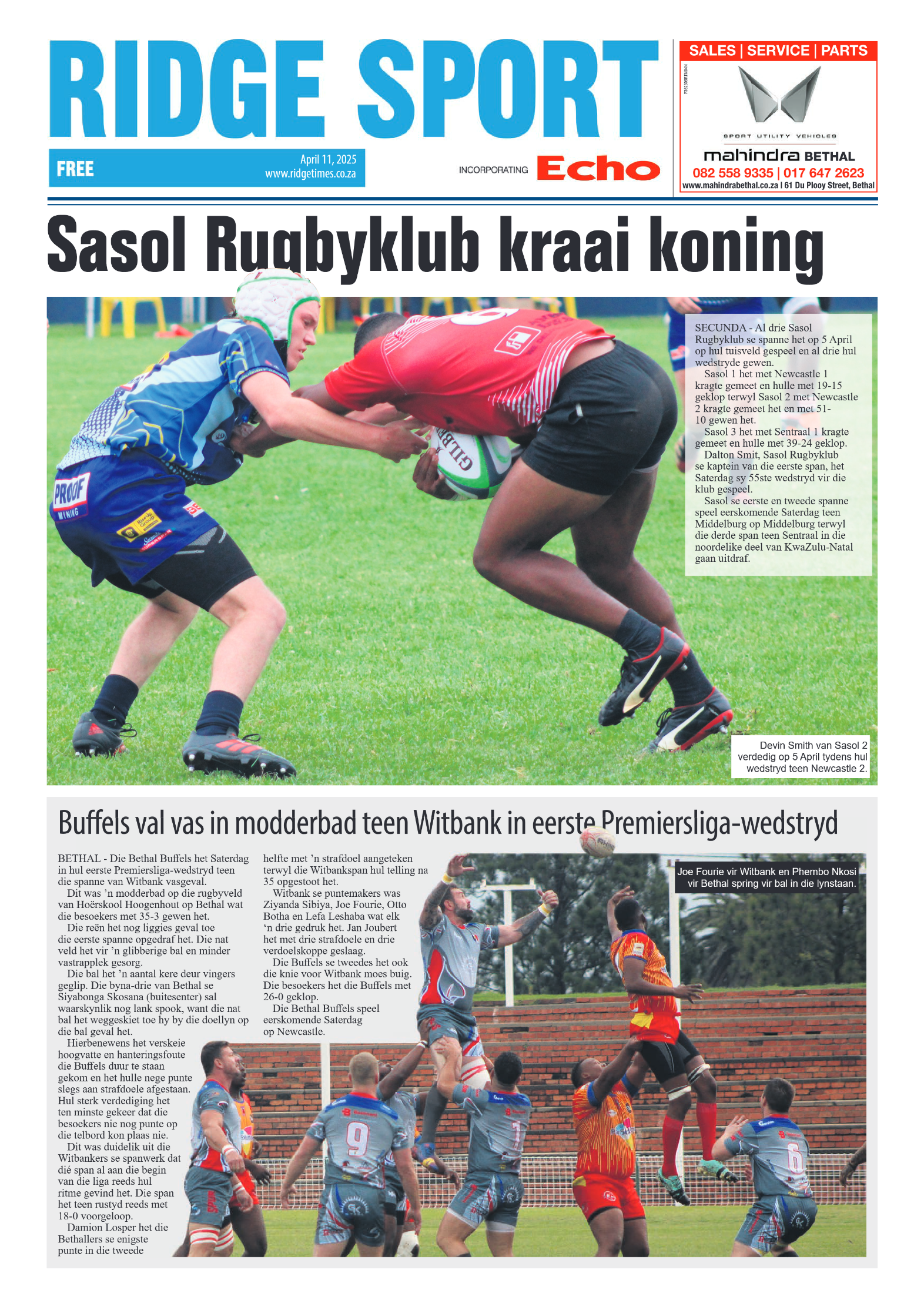 Ridge Times 11 April 2025 page 8