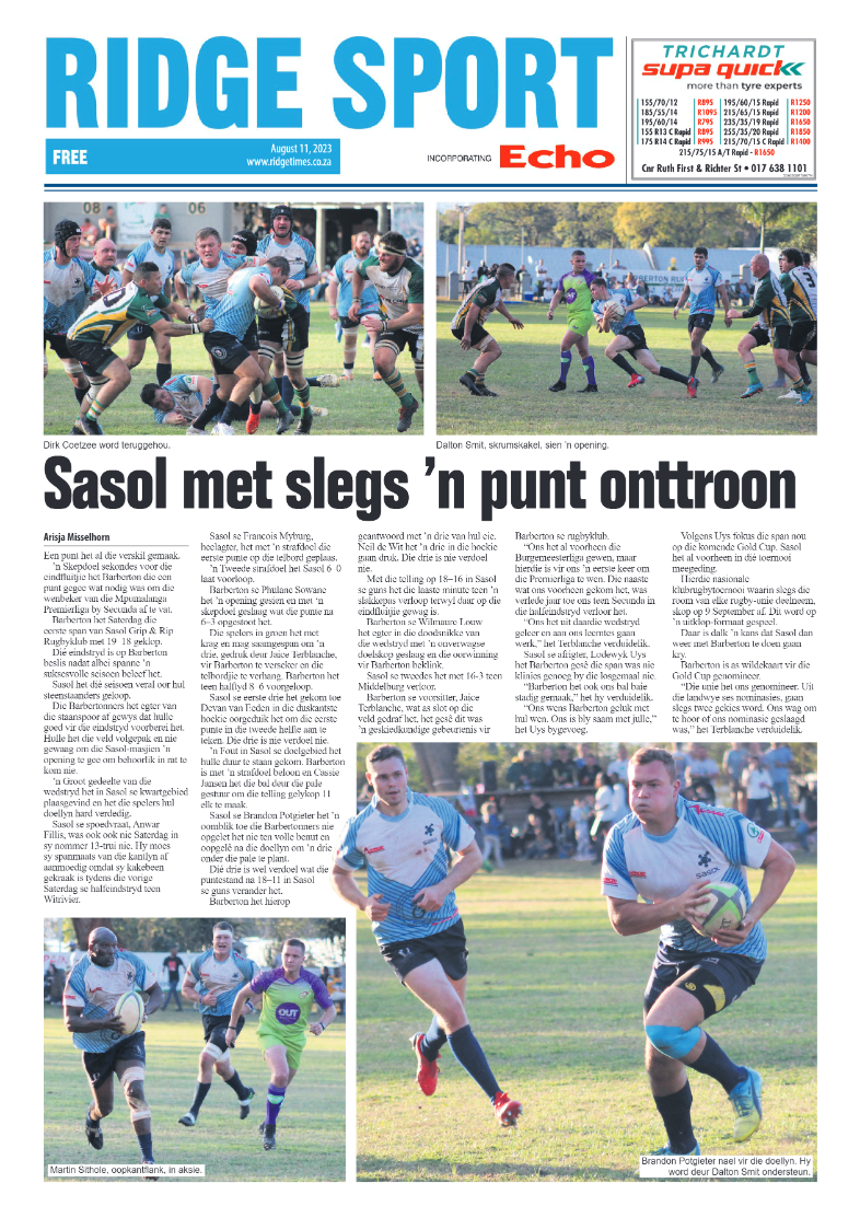 Ridge Times 11 August 2023 page 8