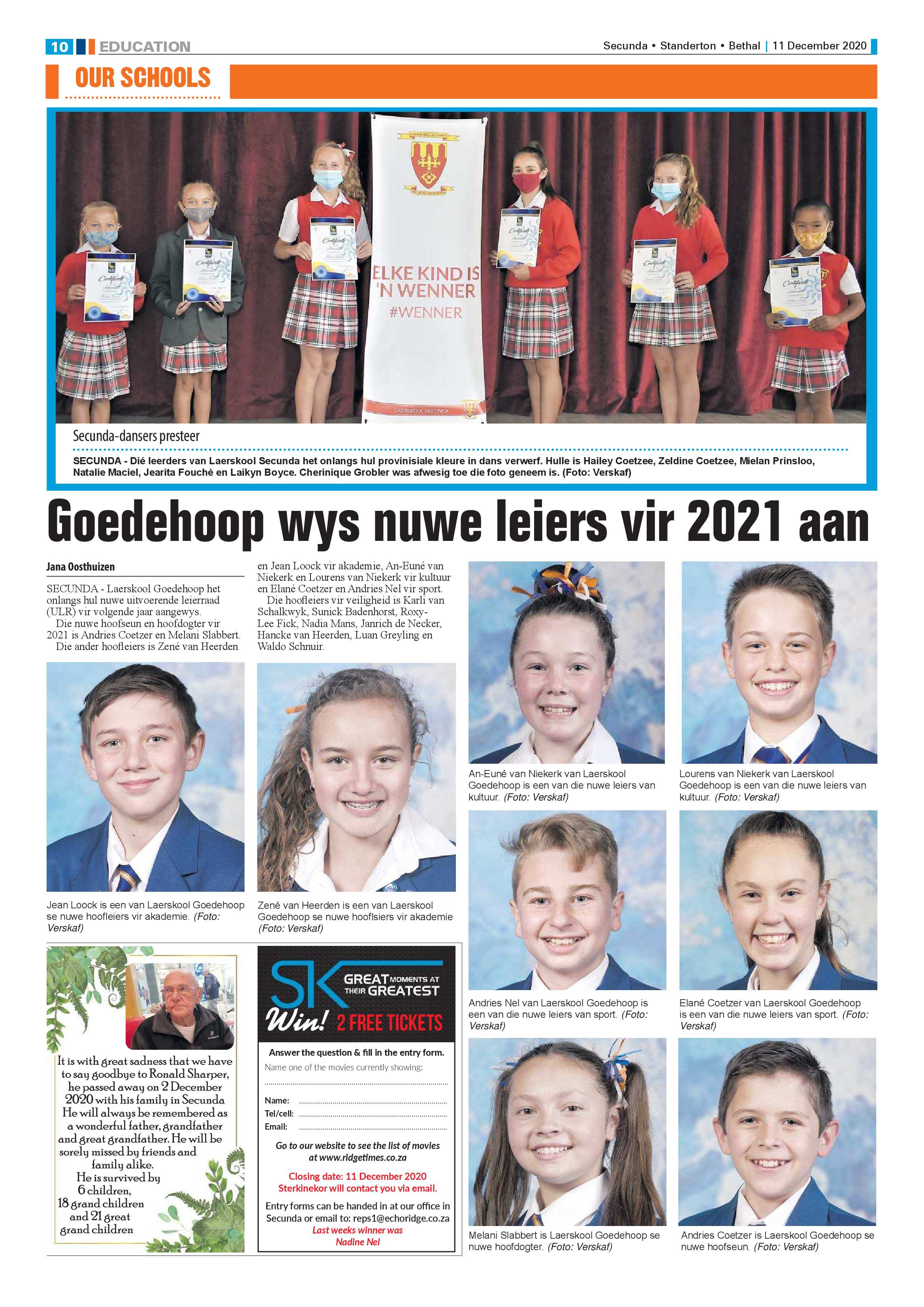 Ridge Times 11 December 2020 page 10