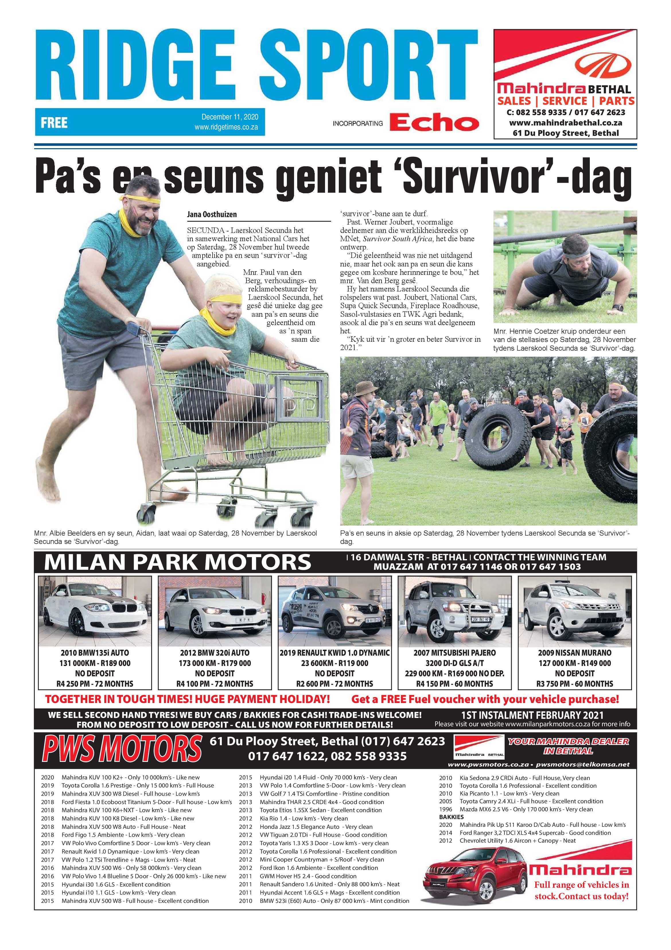 Ridge Times 11 December 2020 page 12