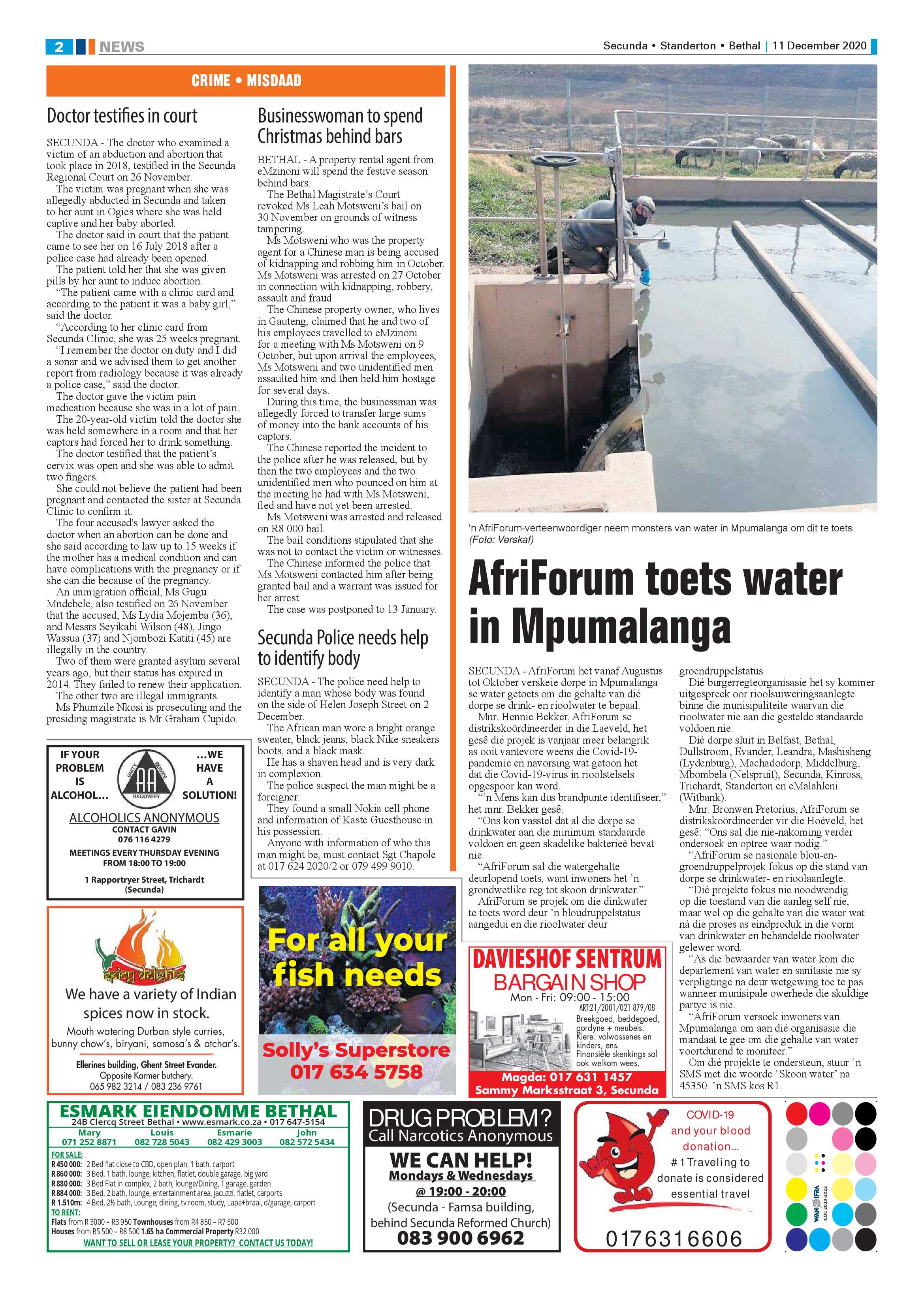 Ridge Times 11 December 2020 page 2