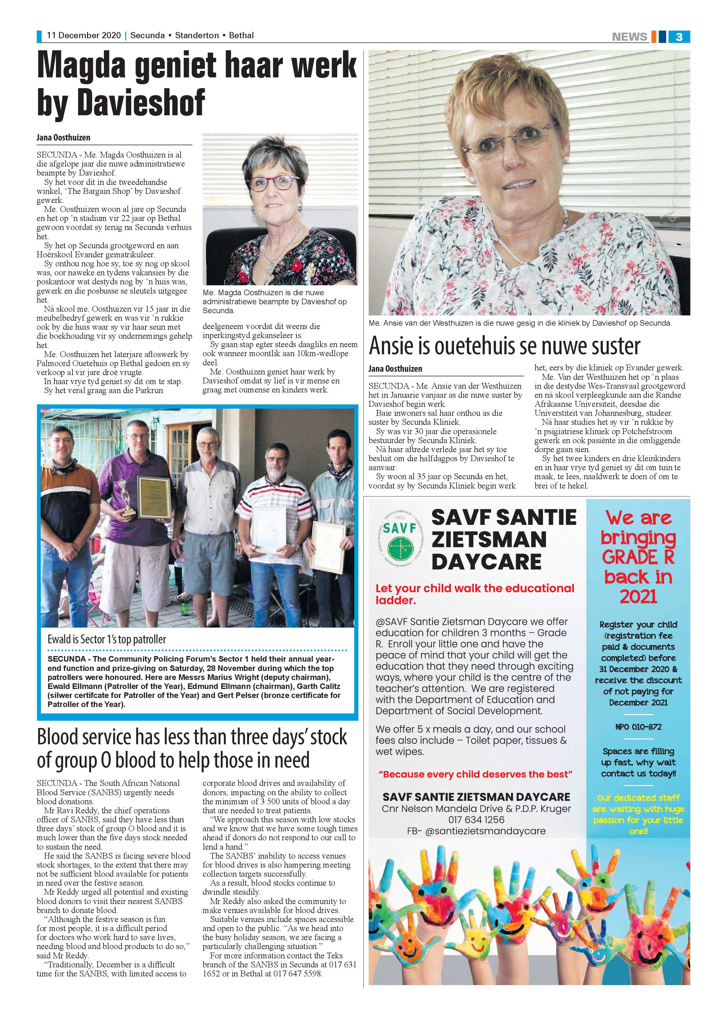 Ridge Times 11 December 2020 page 3