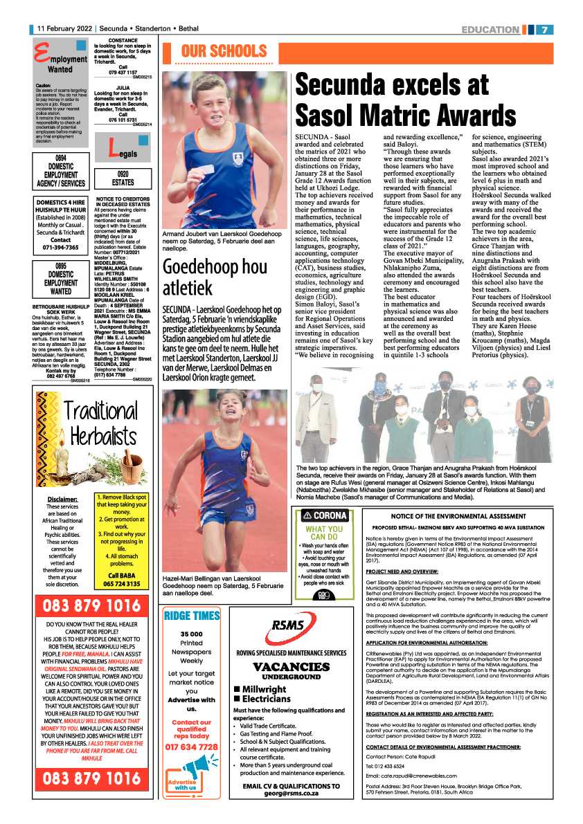 Ridge Times 11 February 2022 page 7