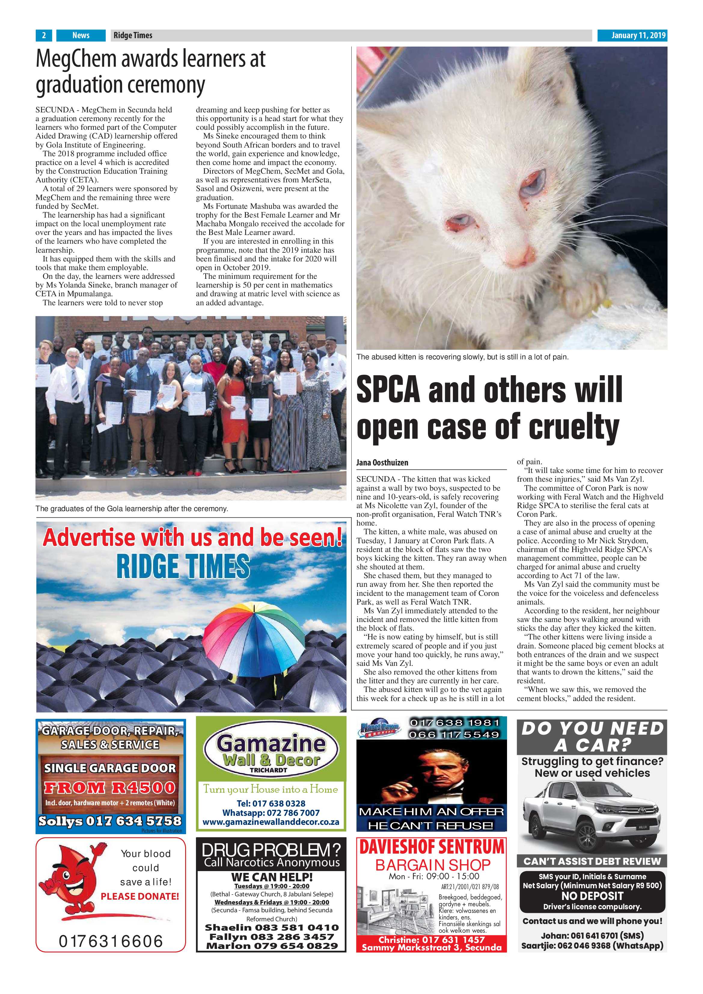 Ridge Times 11 January 2019 page 2