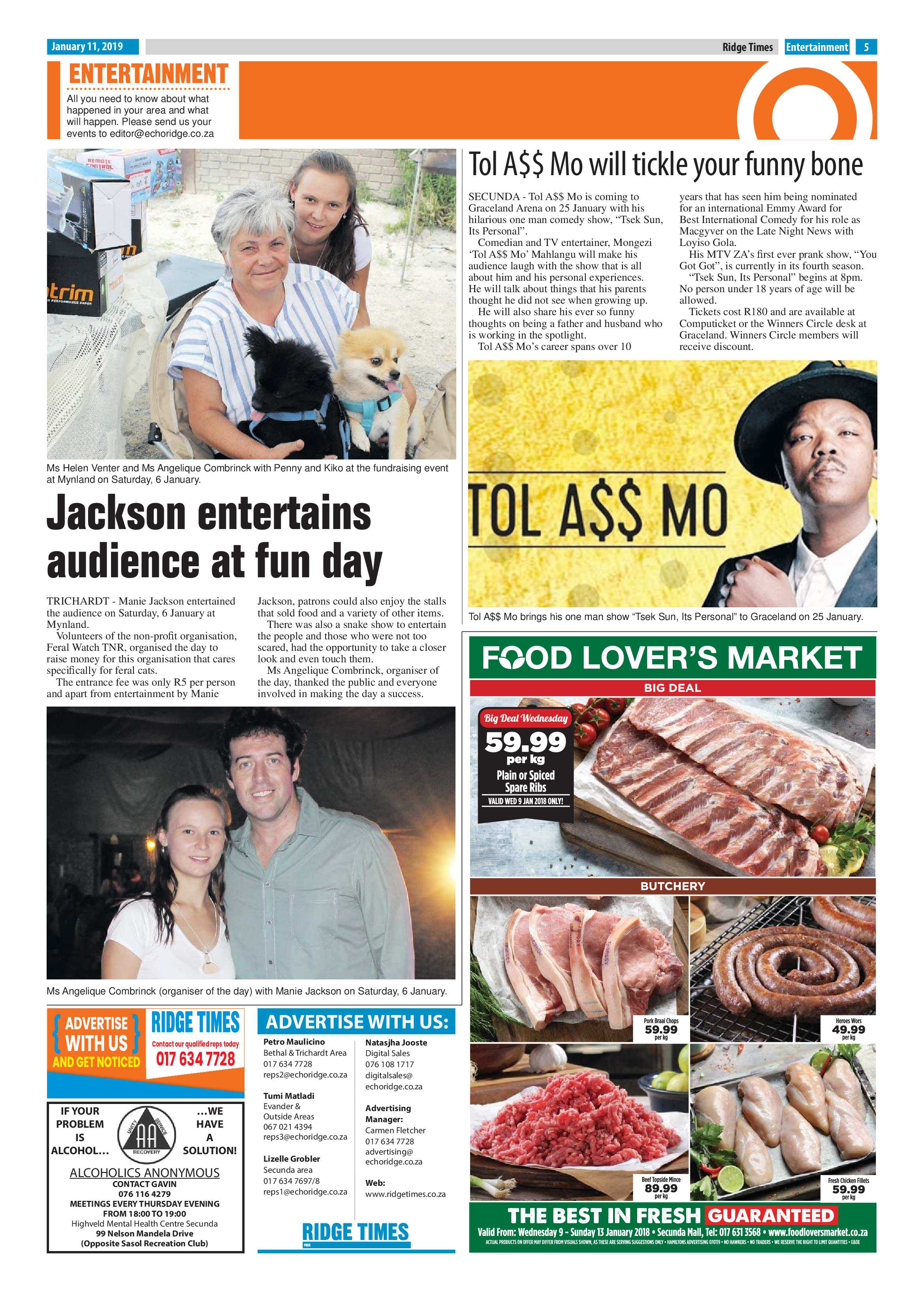 Ridge Times 11 January 2019 page 5