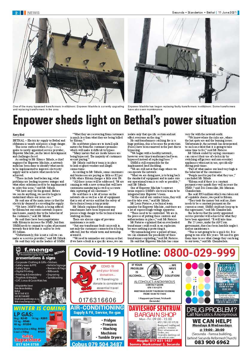 Ridge Times 11 June 2021 page 2