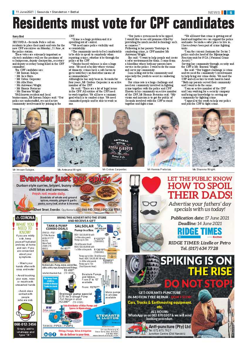 Ridge Times 11 June 2021 page 5