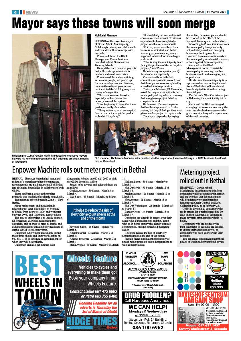 Ridge Times 11 March 2022 page 4
