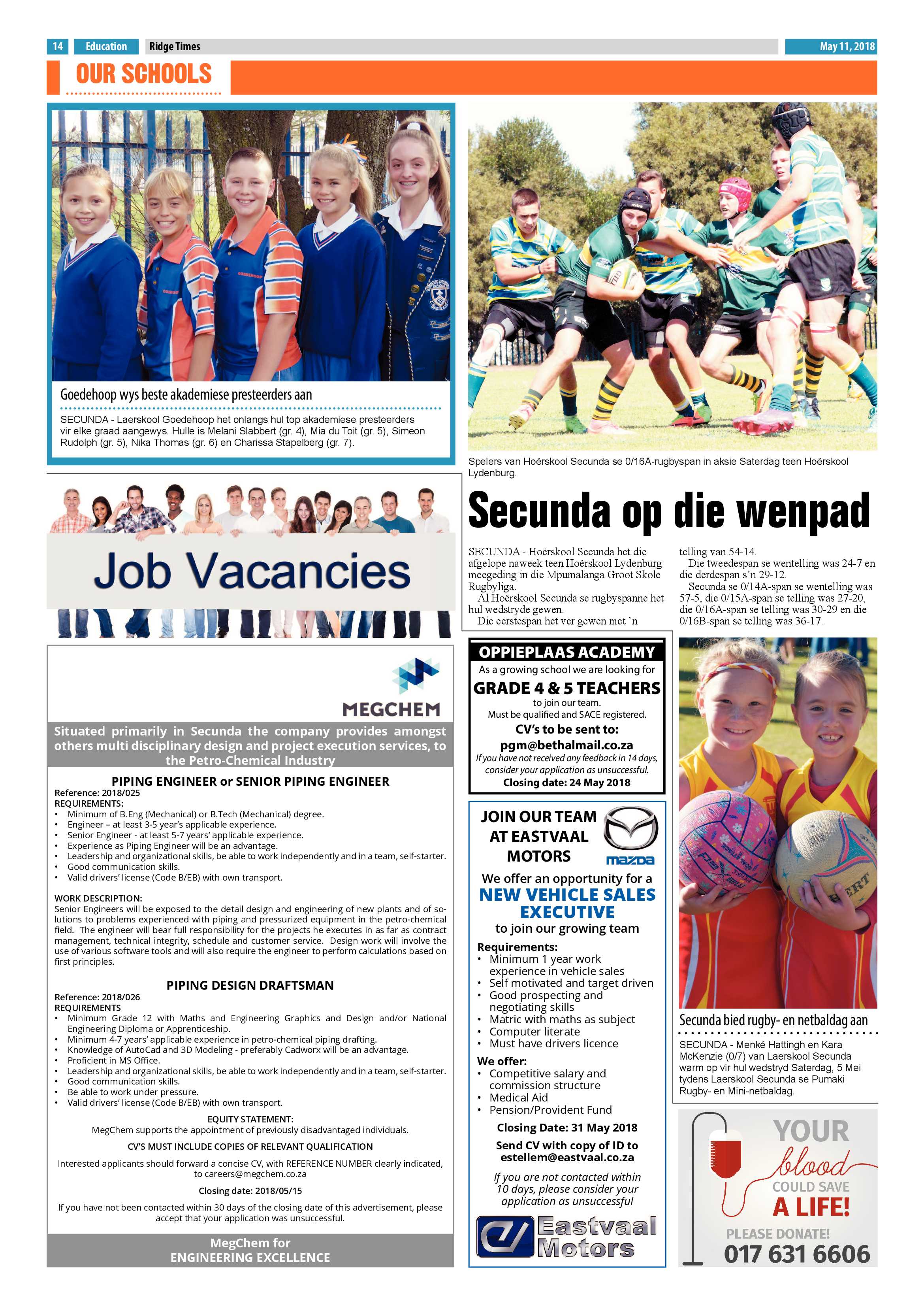 Ridge Times 11 May 2018 page 14