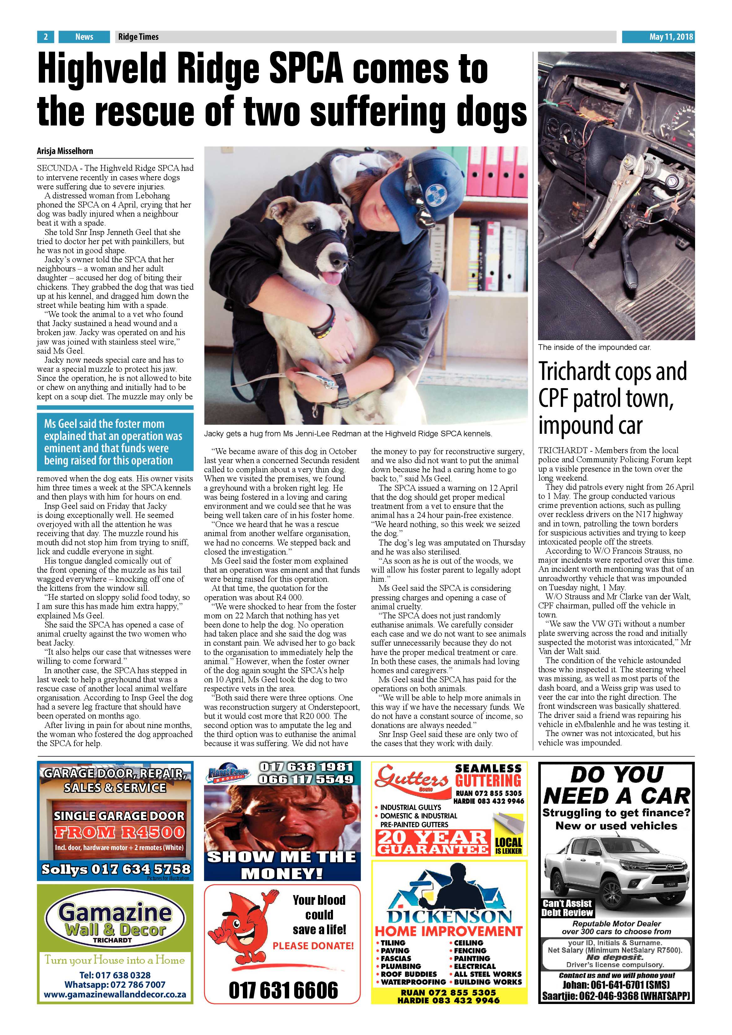 Ridge Times 11 May 2018 page 2