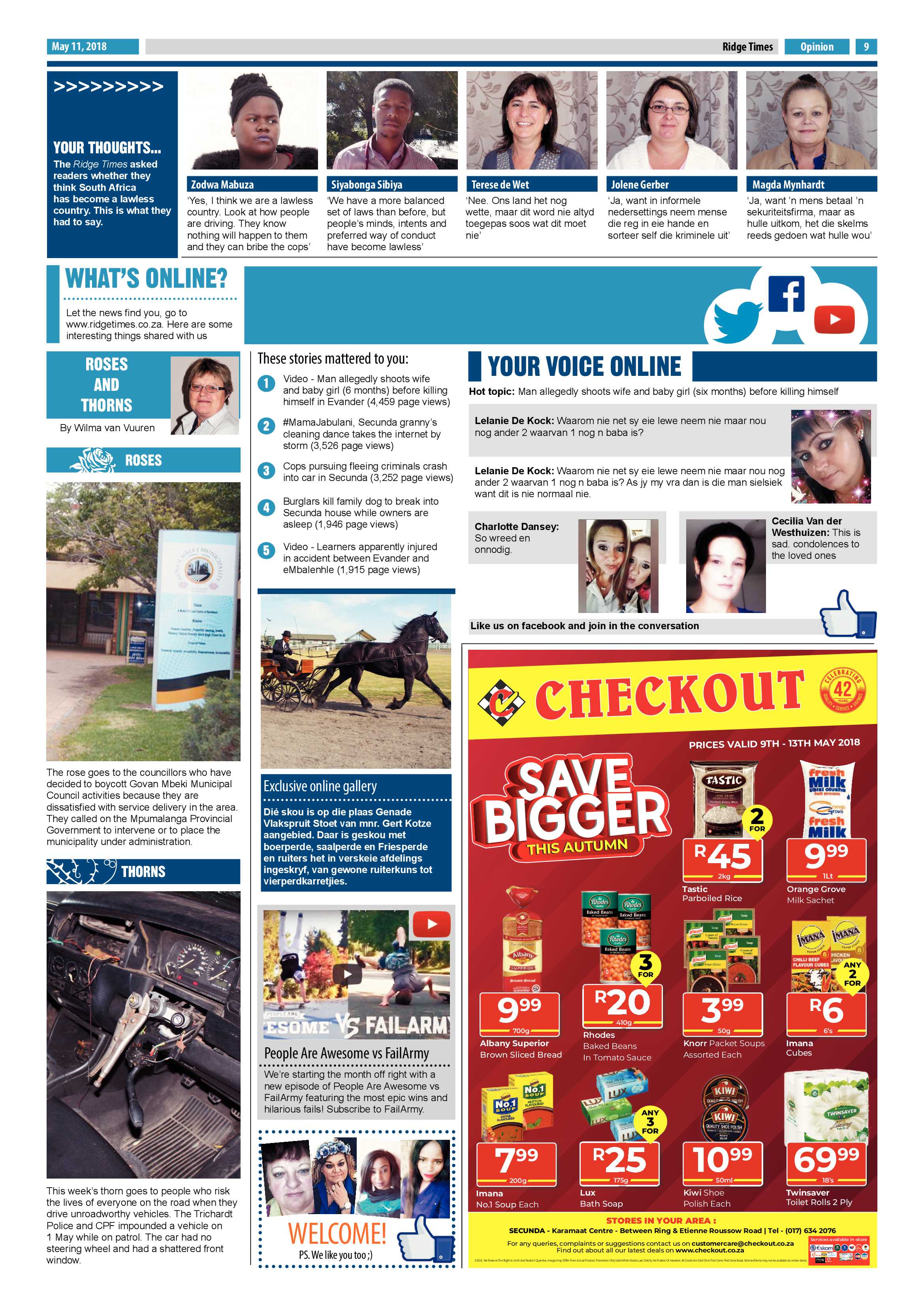 Ridge Times 11 May 2018 page 9