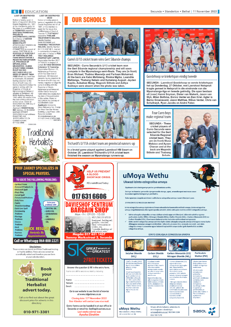 Ridge Times 11 Nov 2022 page 6