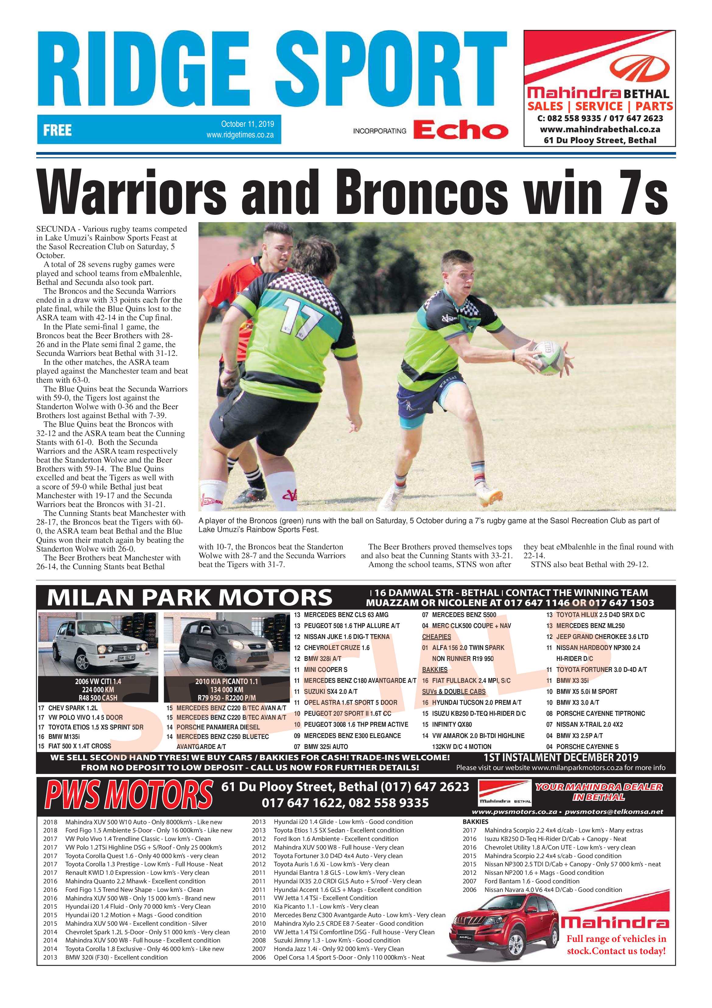 Ridge Times 11 October 2019 page 16
