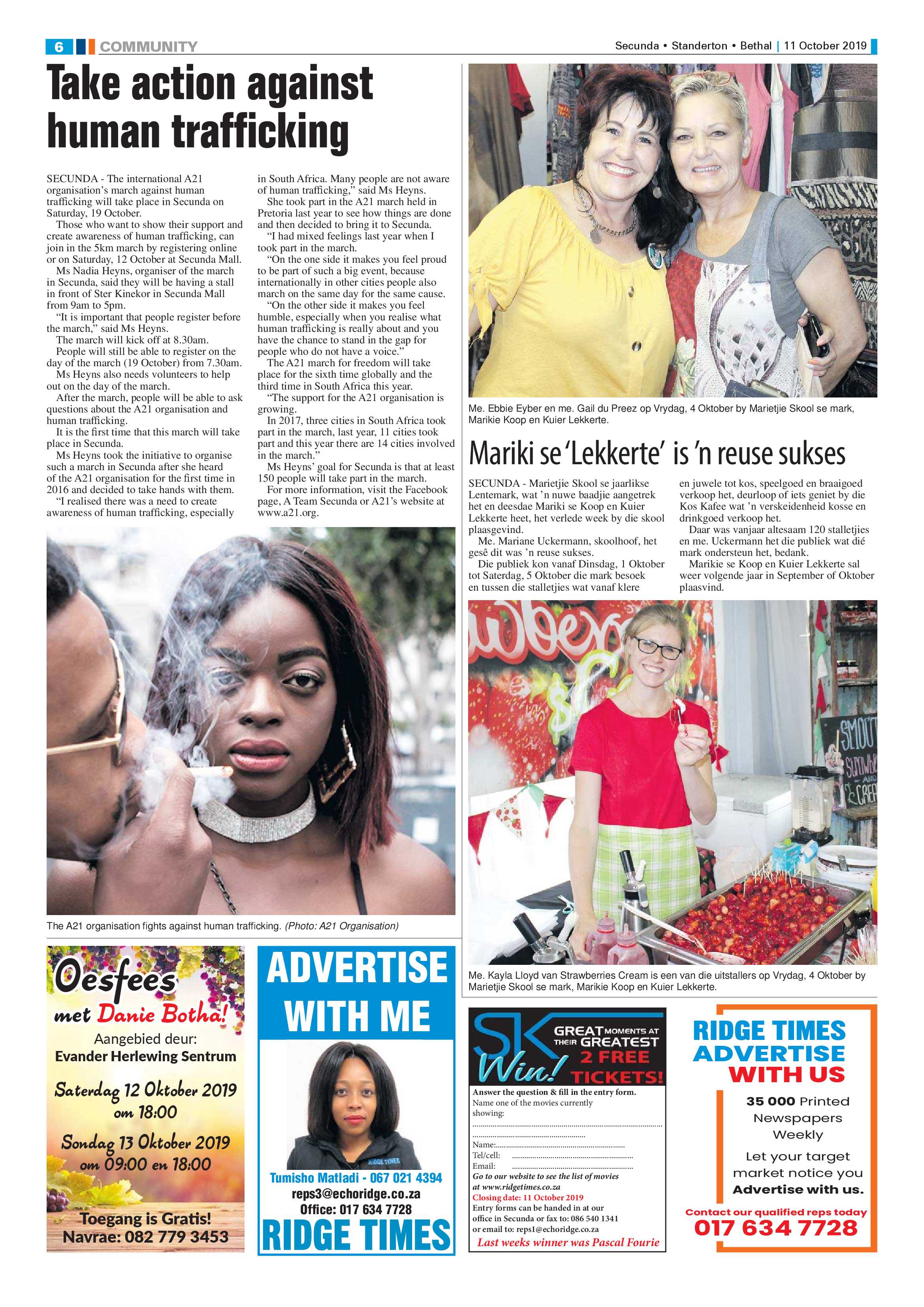 Ridge Times 11 October 2019 page 6