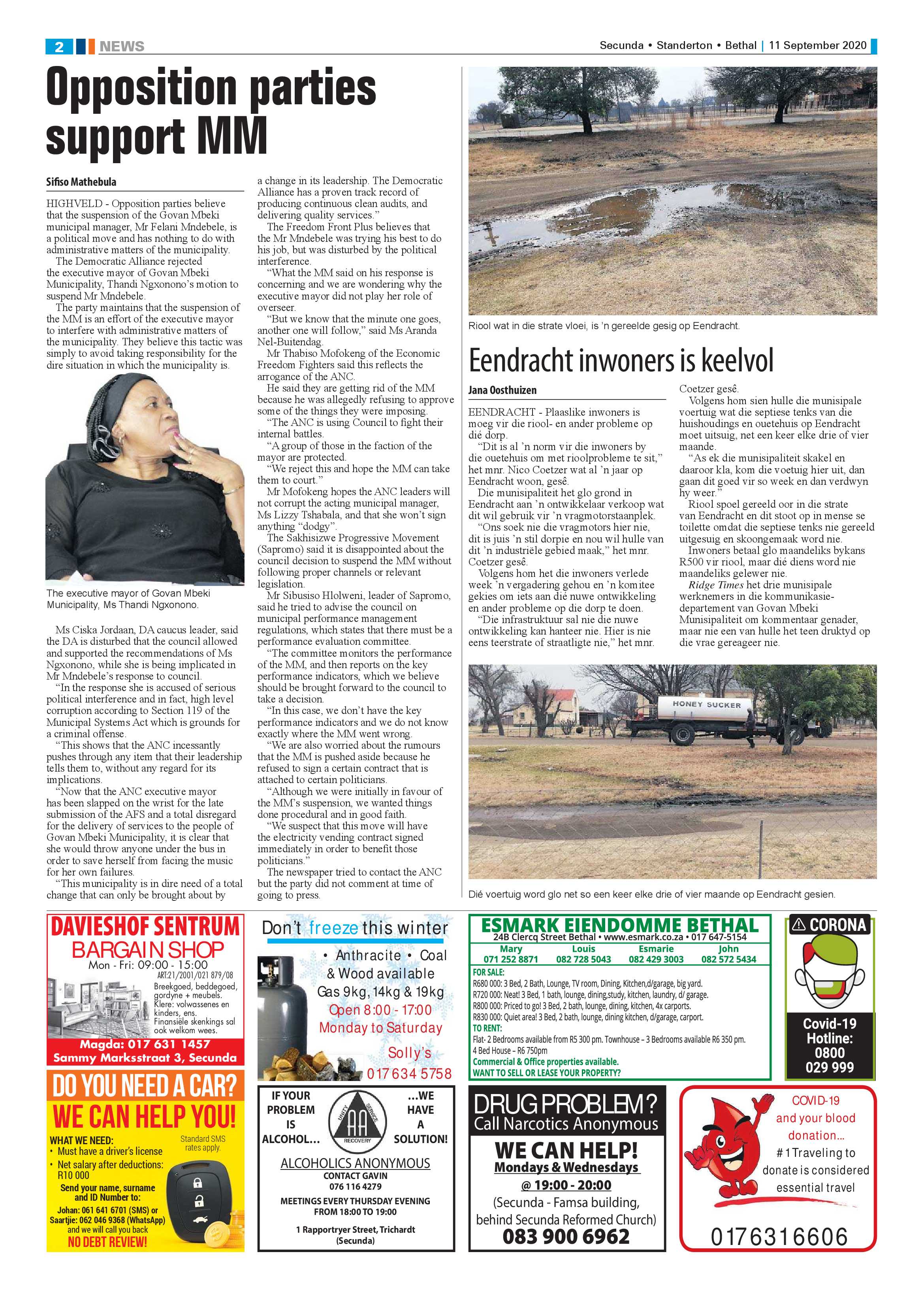 Ridge Times 11 September 2020 page 2