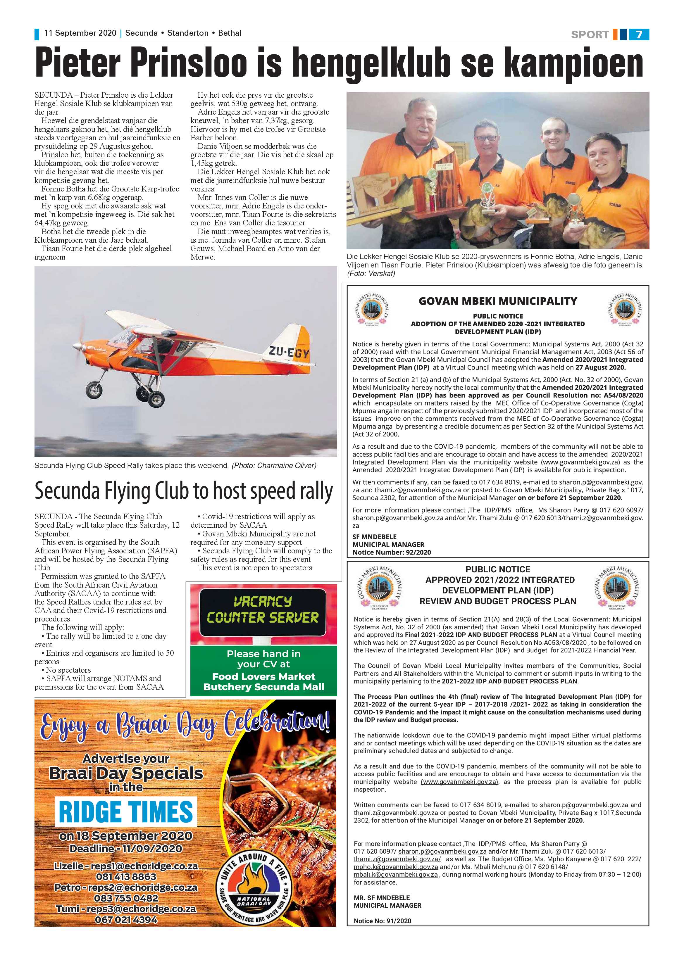 Ridge Times 11 September 2020 page 7