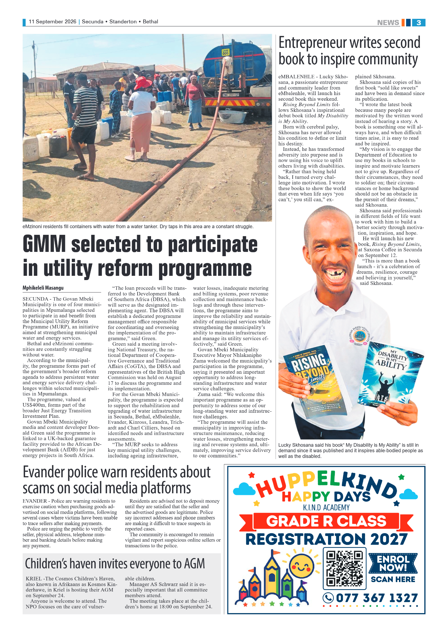 Ridge Times 11 September 2026 page 3