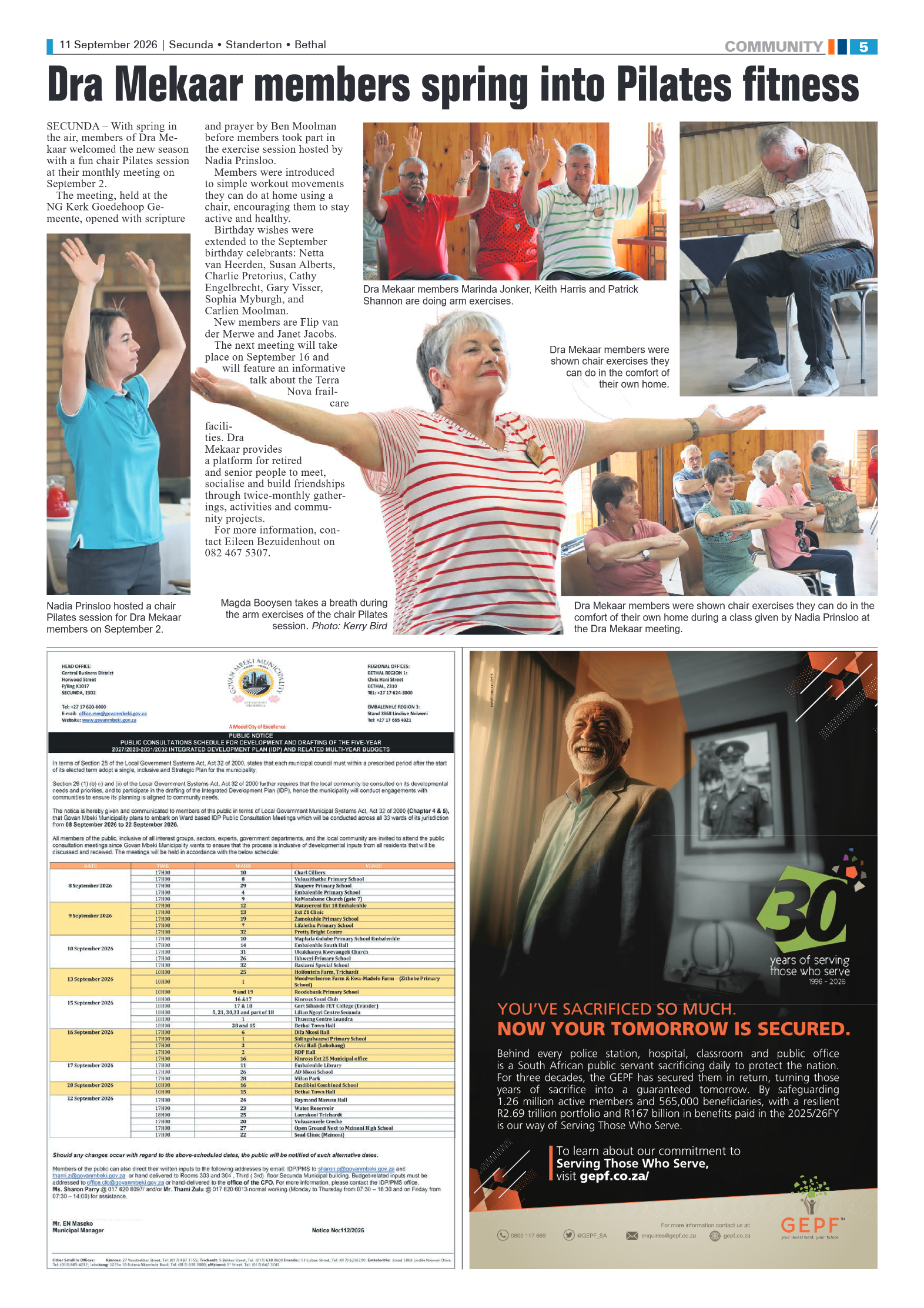 Ridge Times 11 September 2026 page 5