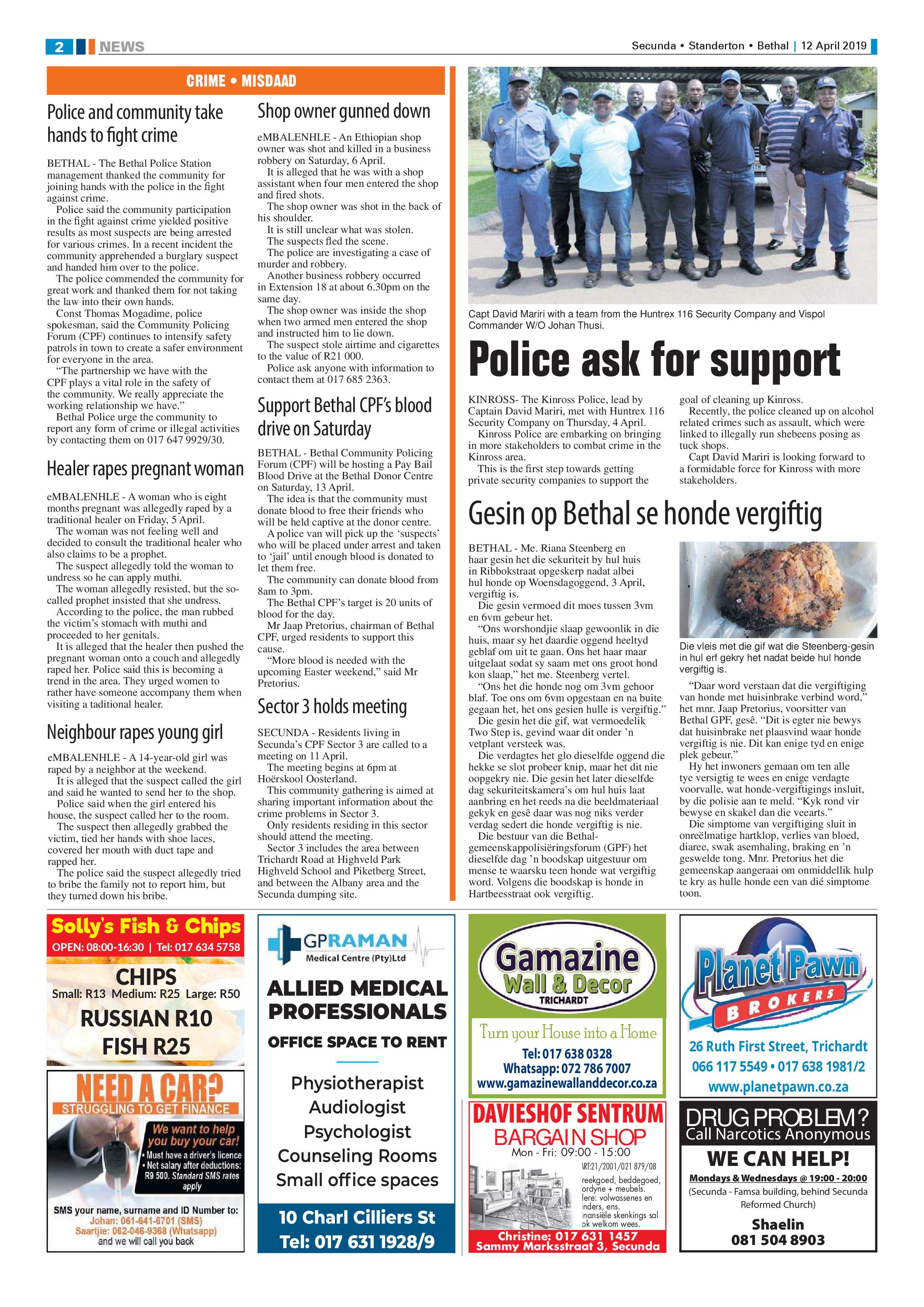 Ridge Times 12 April 2019 page 2