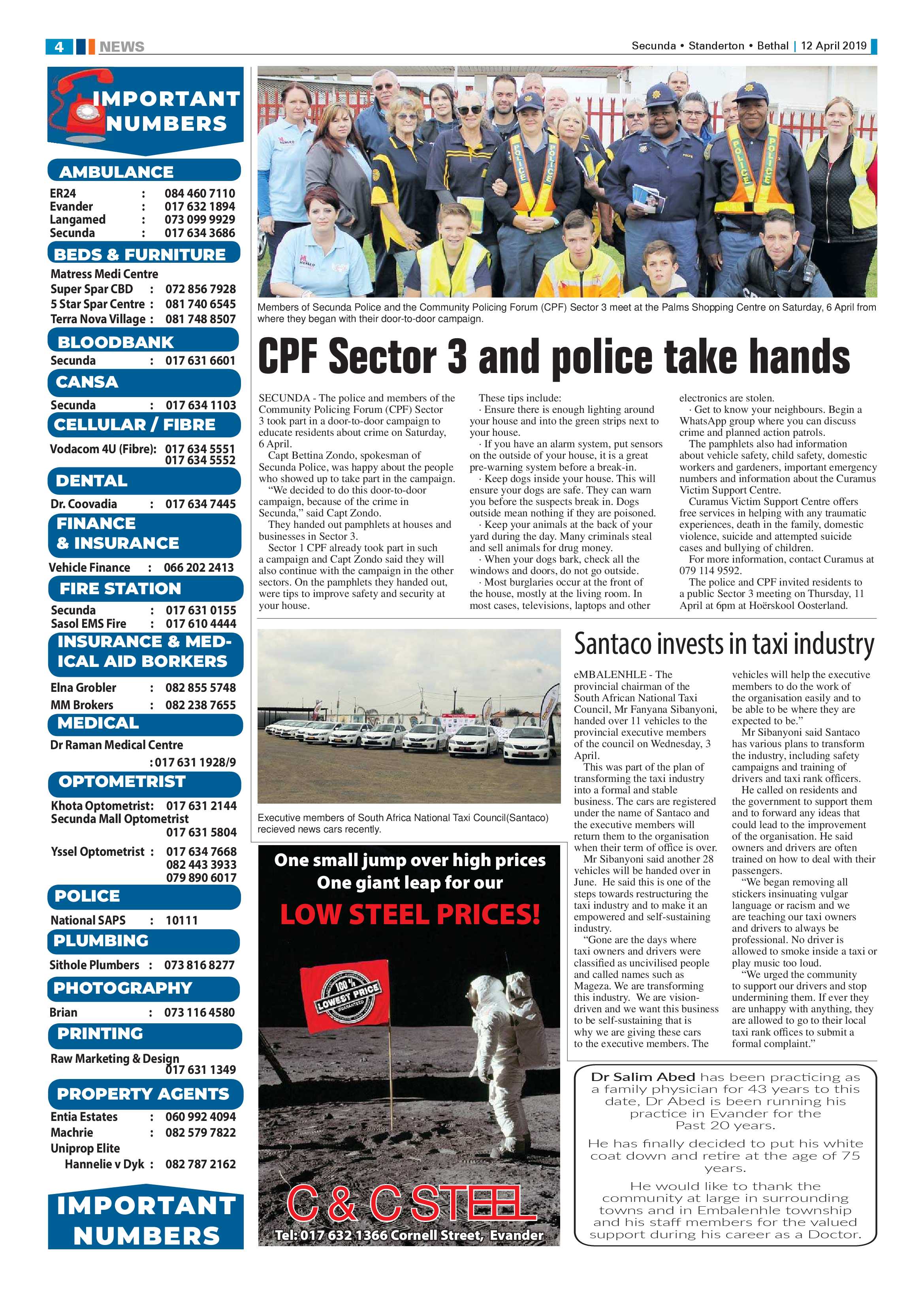 Ridge Times 12 April 2019 page 4