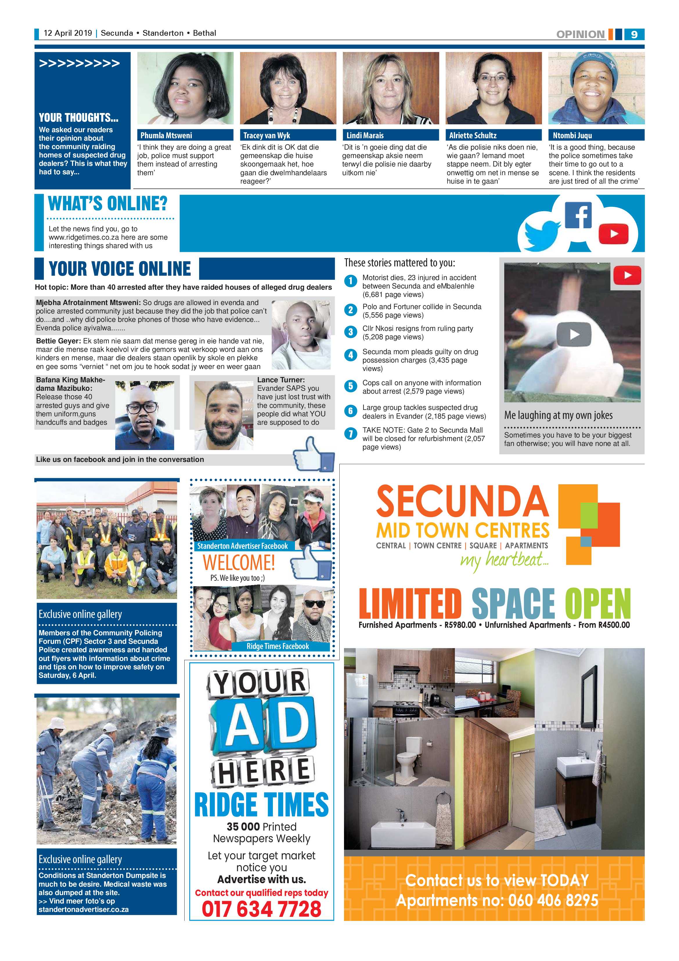 Ridge Times 12 April 2019 page 9