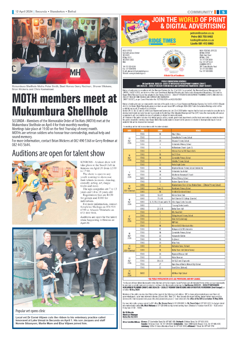 Ridge Times 12 April 2024 page 5