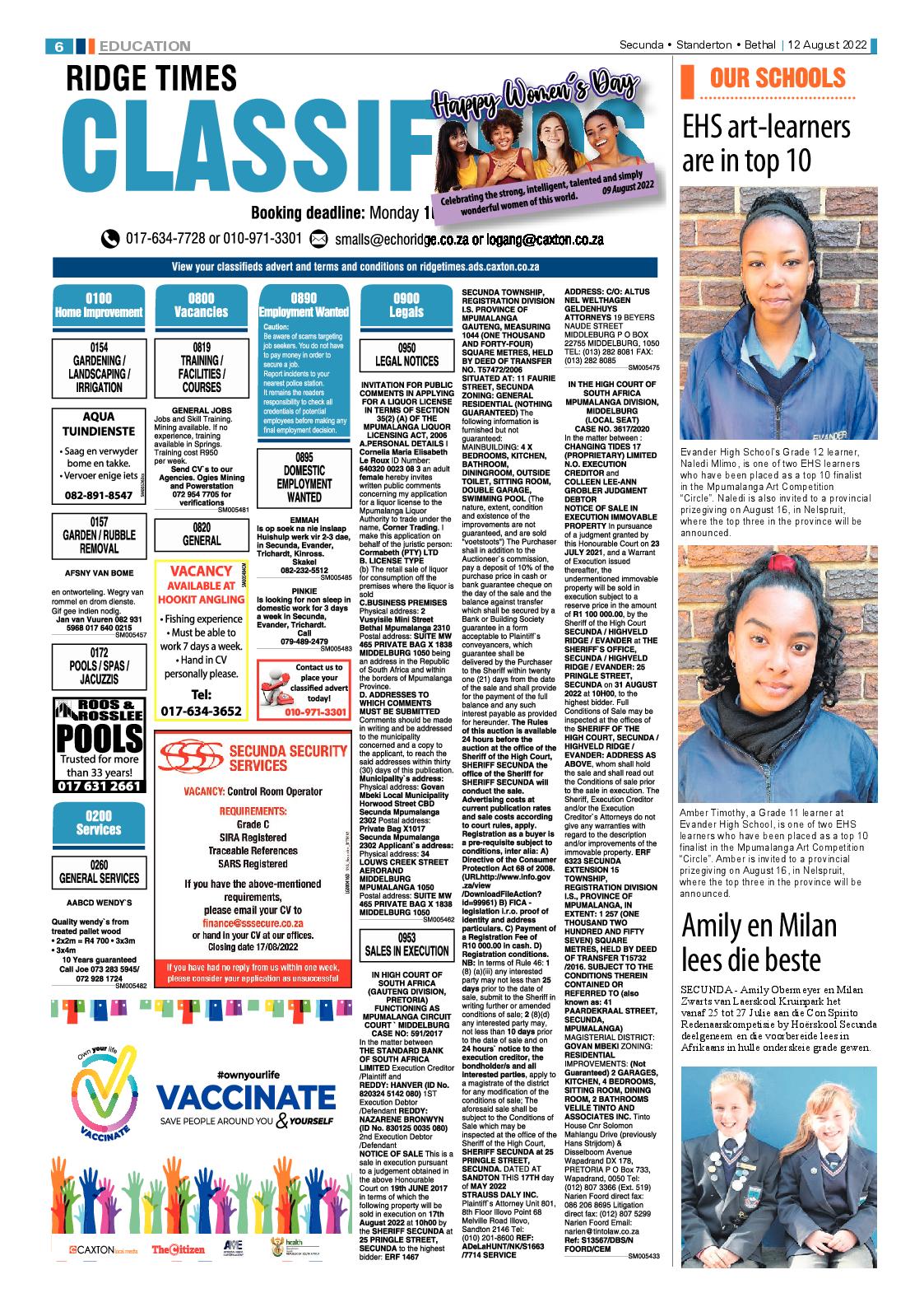 Ridge Times 12 August 2022 page 6